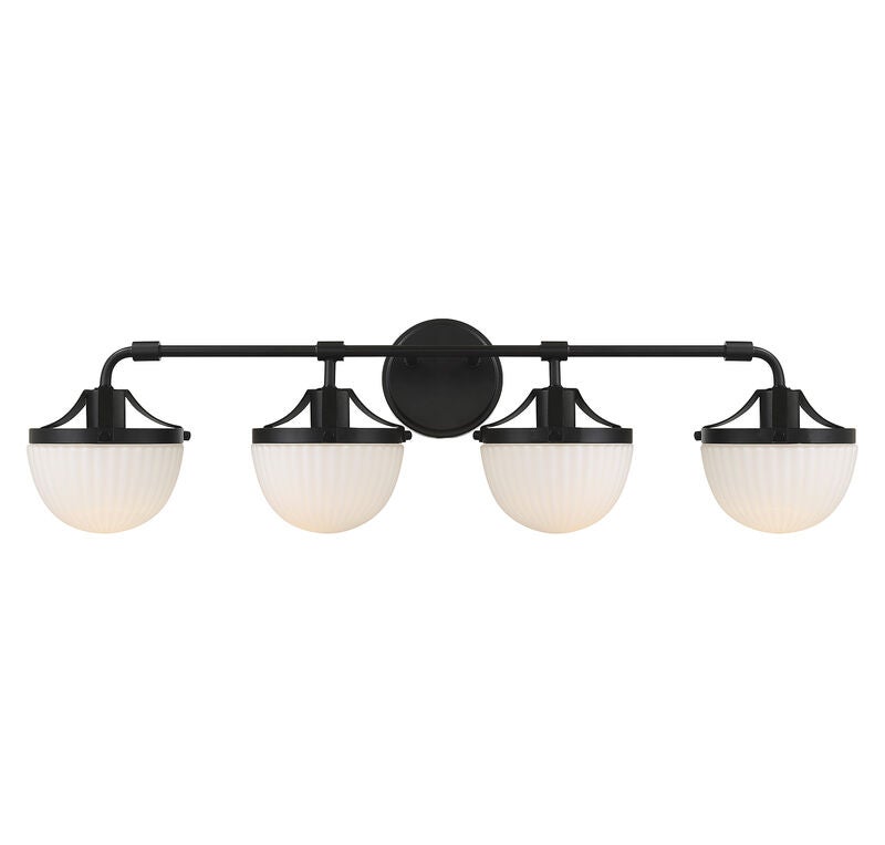 Lighting One Meredith 33 Inch 4 Light Bath Vanity Light by Savoy House