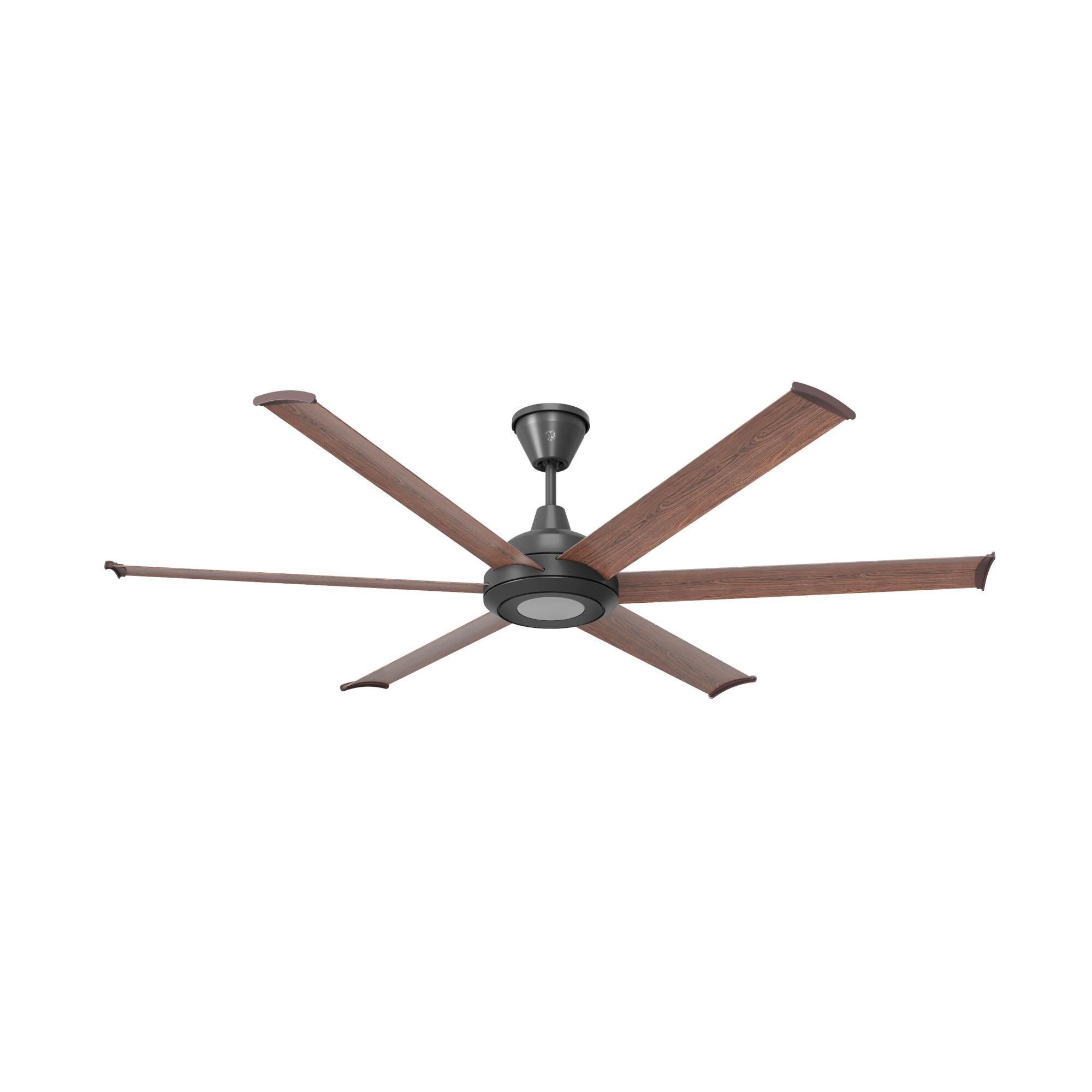 Bison 72 Inch Ceiling Fan with Light Kit by Big Ass Fans