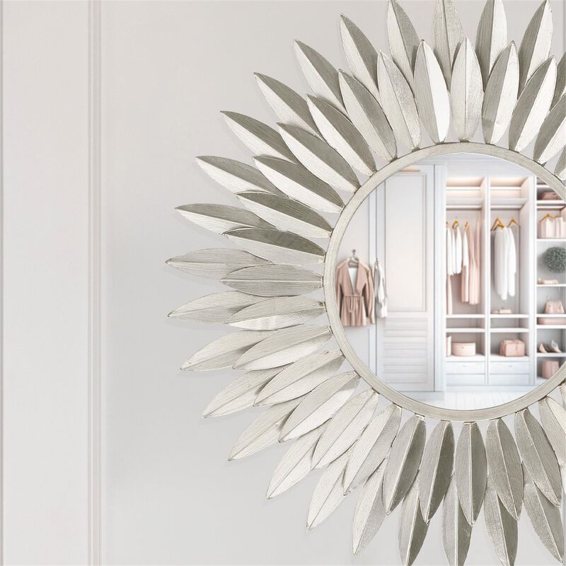 Broche 20 Inch Decorative Mirror by Crystorama