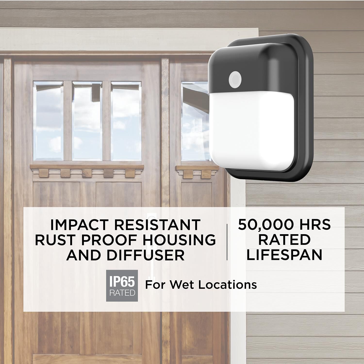 Patton 8 Inch Outdoor Wall Light by AFX Lighting