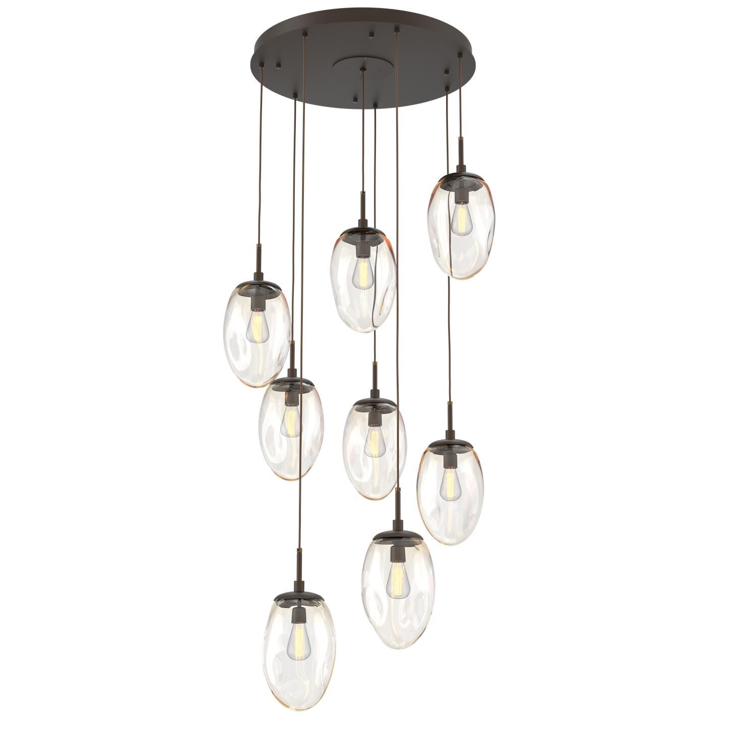 Levi Wilson Nebula 29 Inch 8 Light Multi Light Pendant by Hammerton Studio