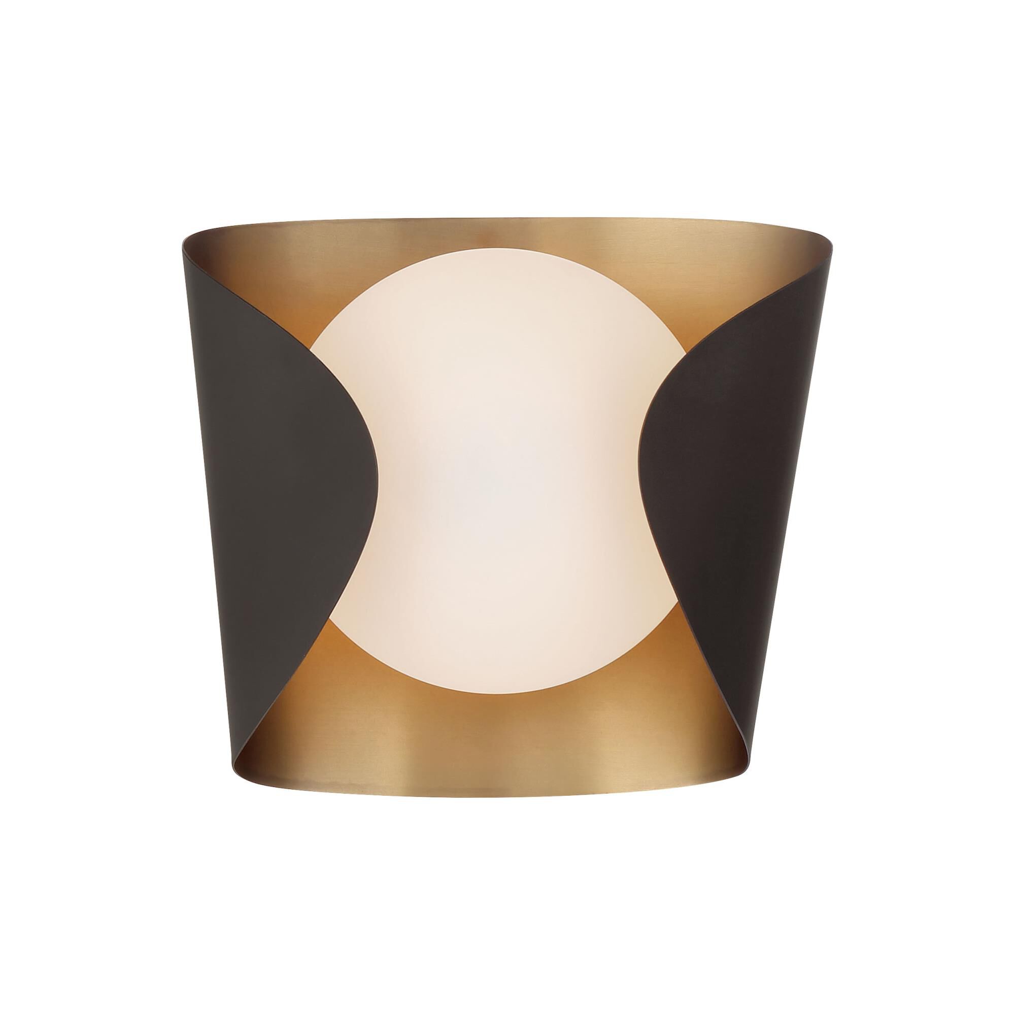 Shown in Legacy Brass & Dark Bronze finish and White glass and Etched Opal Glass shade