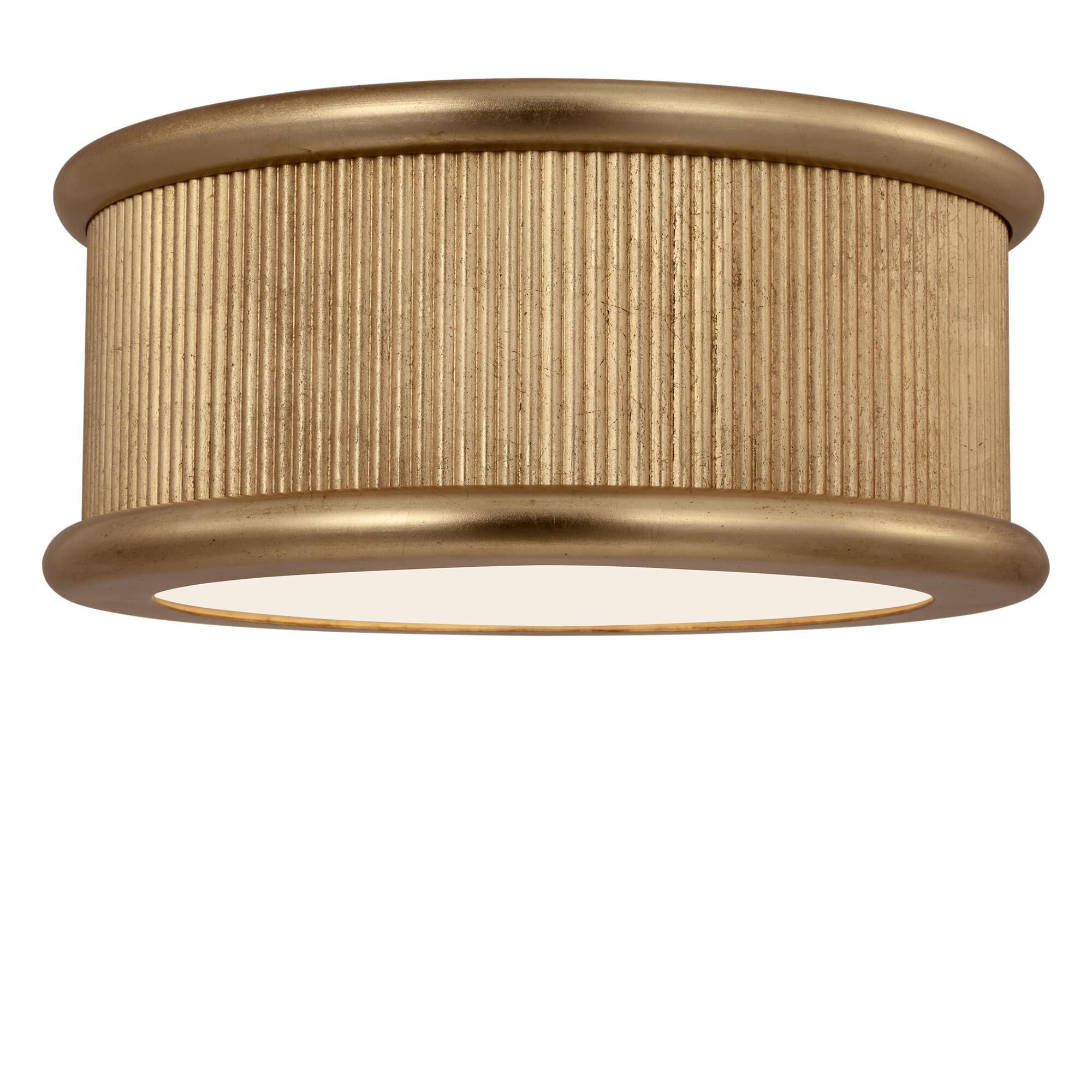 Shown in Gild finish and Silk Screen White Inside, Clear Outside shade