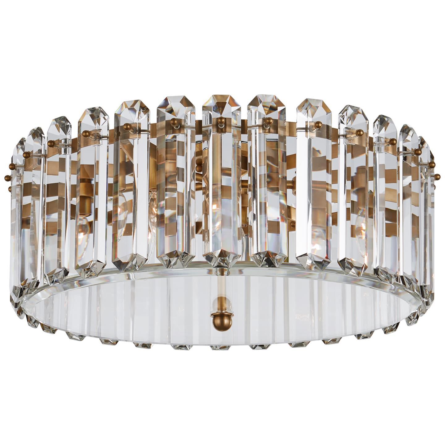 AERIN Bonnington 24 Inch 5 Light Flush Mount by Visual Comfort Signature Collection