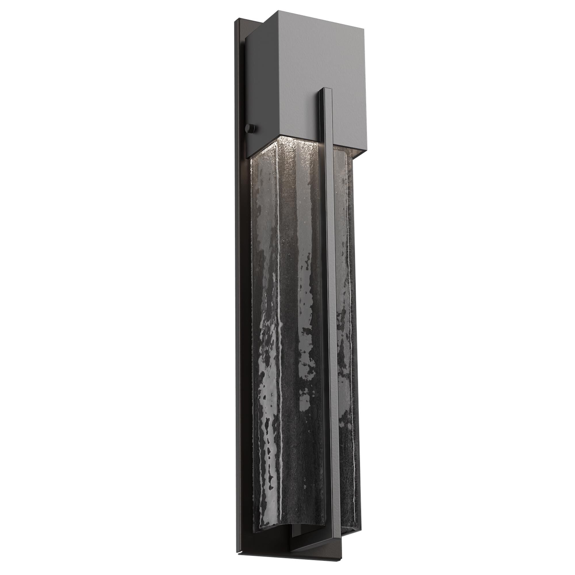 Hammerton Studio Square Glass 23 Inch Tall Outdoor Wall Light