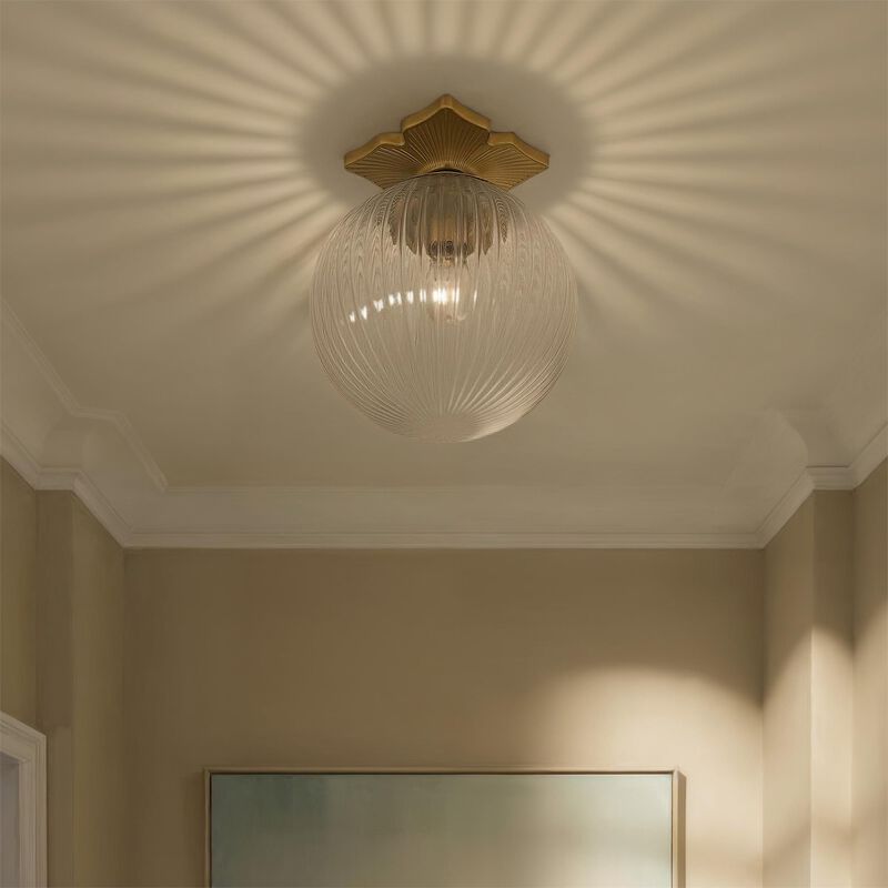 Orly 10 Inch Semi Flush Mount by Crystorama