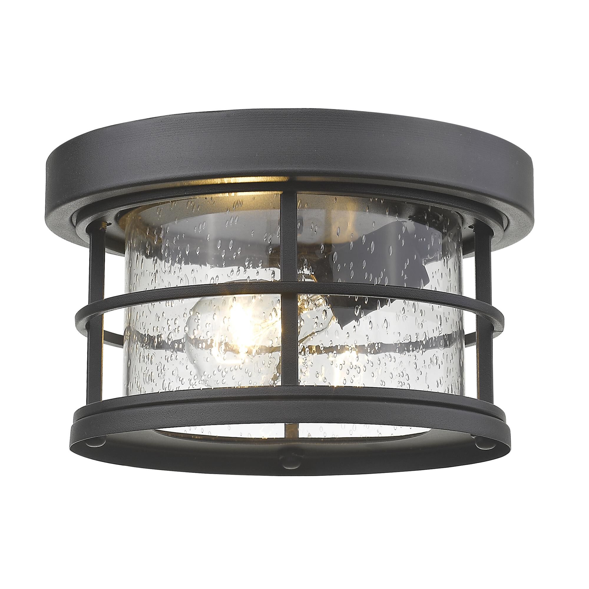 Shown in Black finish and Glass shade