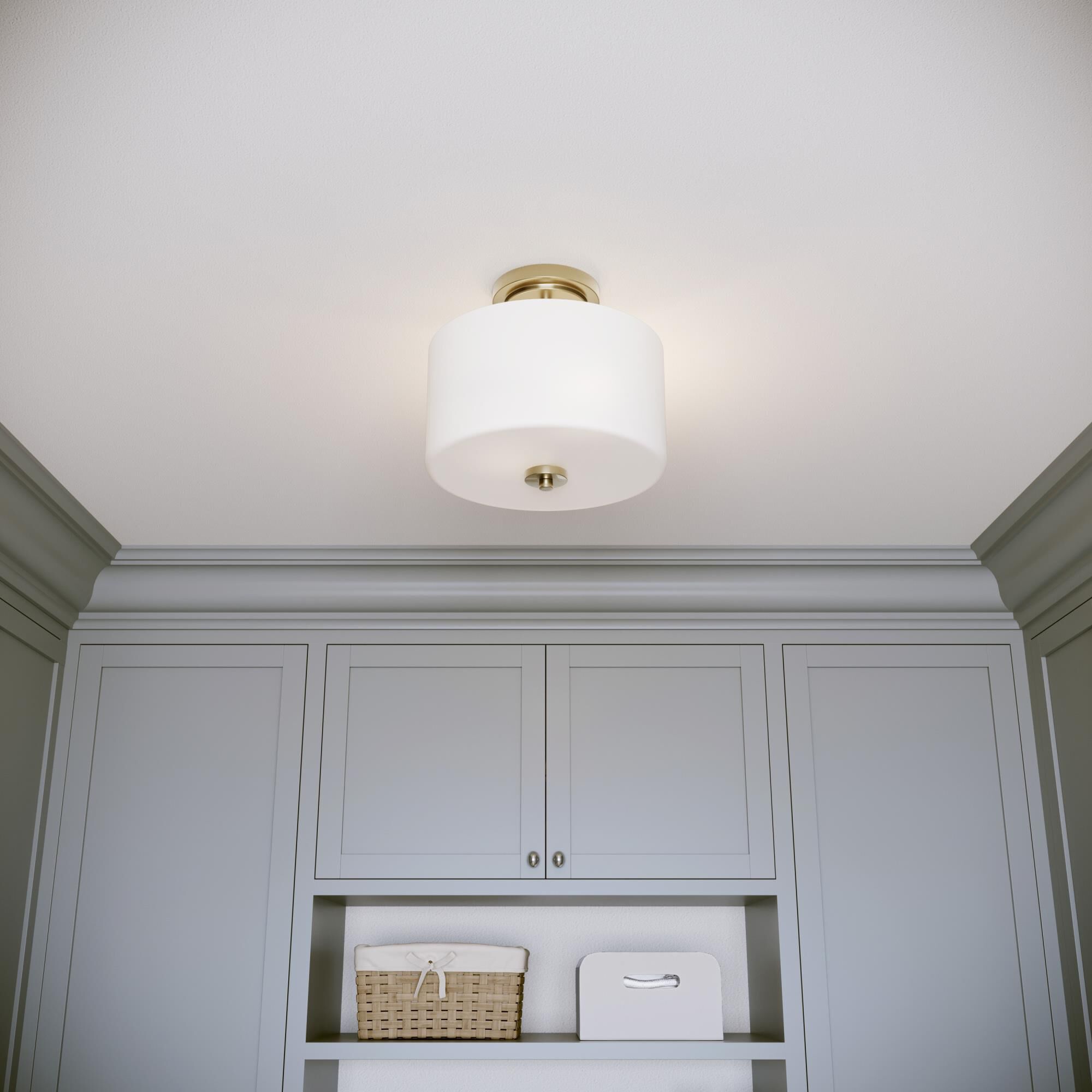 Verlana 11 Inch Semi Flush Mount by Millenium Lighting