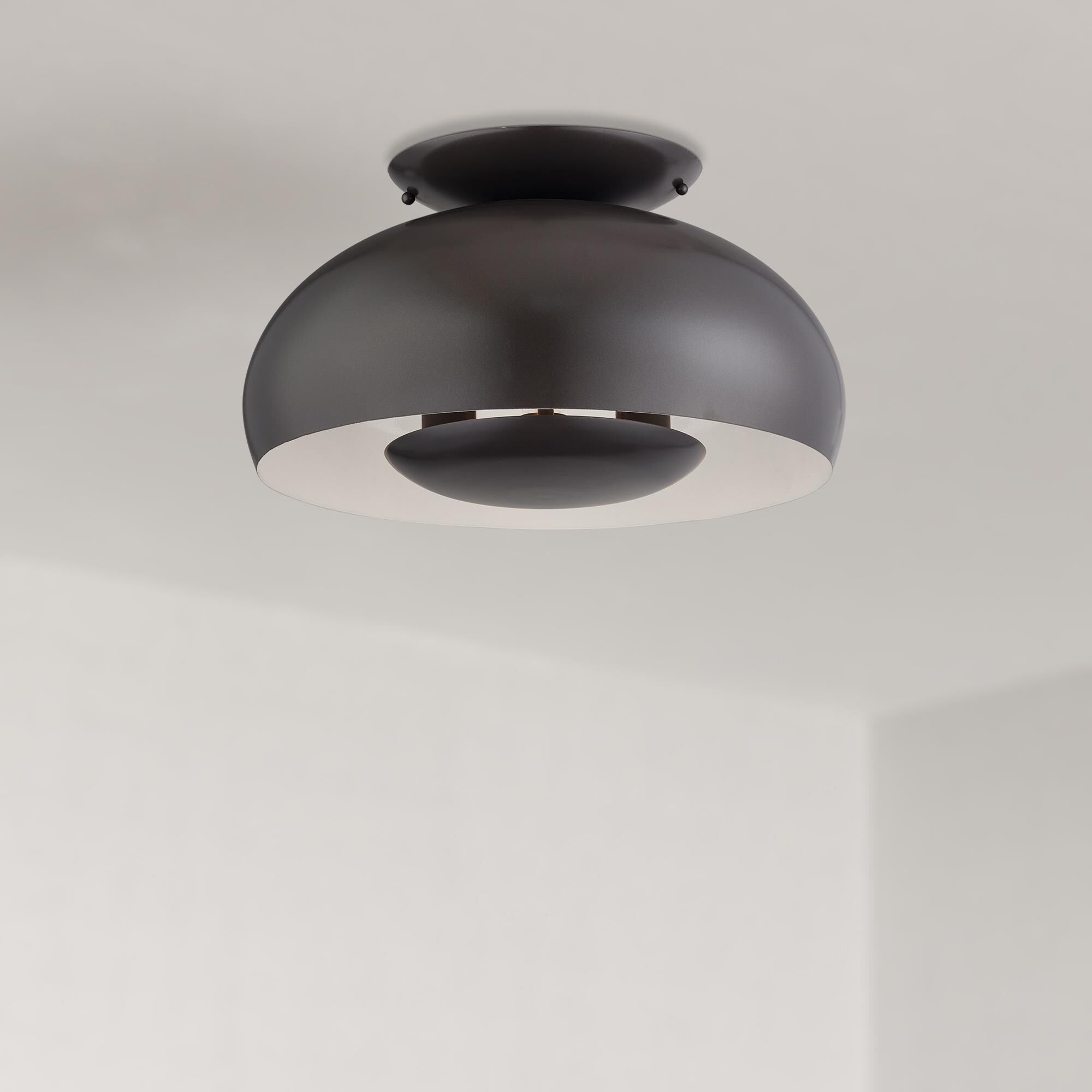 Domma 17 Inch Semi Flush Mount by Livex Lighting