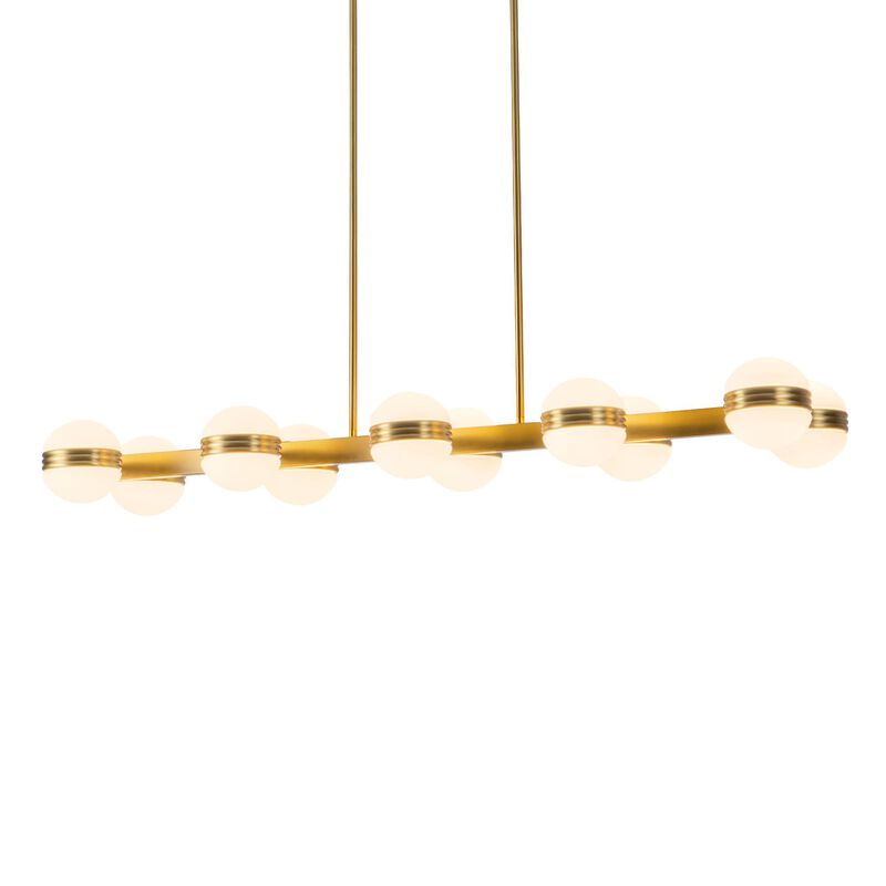 Peyton Fox Selene Medium Linear Chandelier by Kuzco