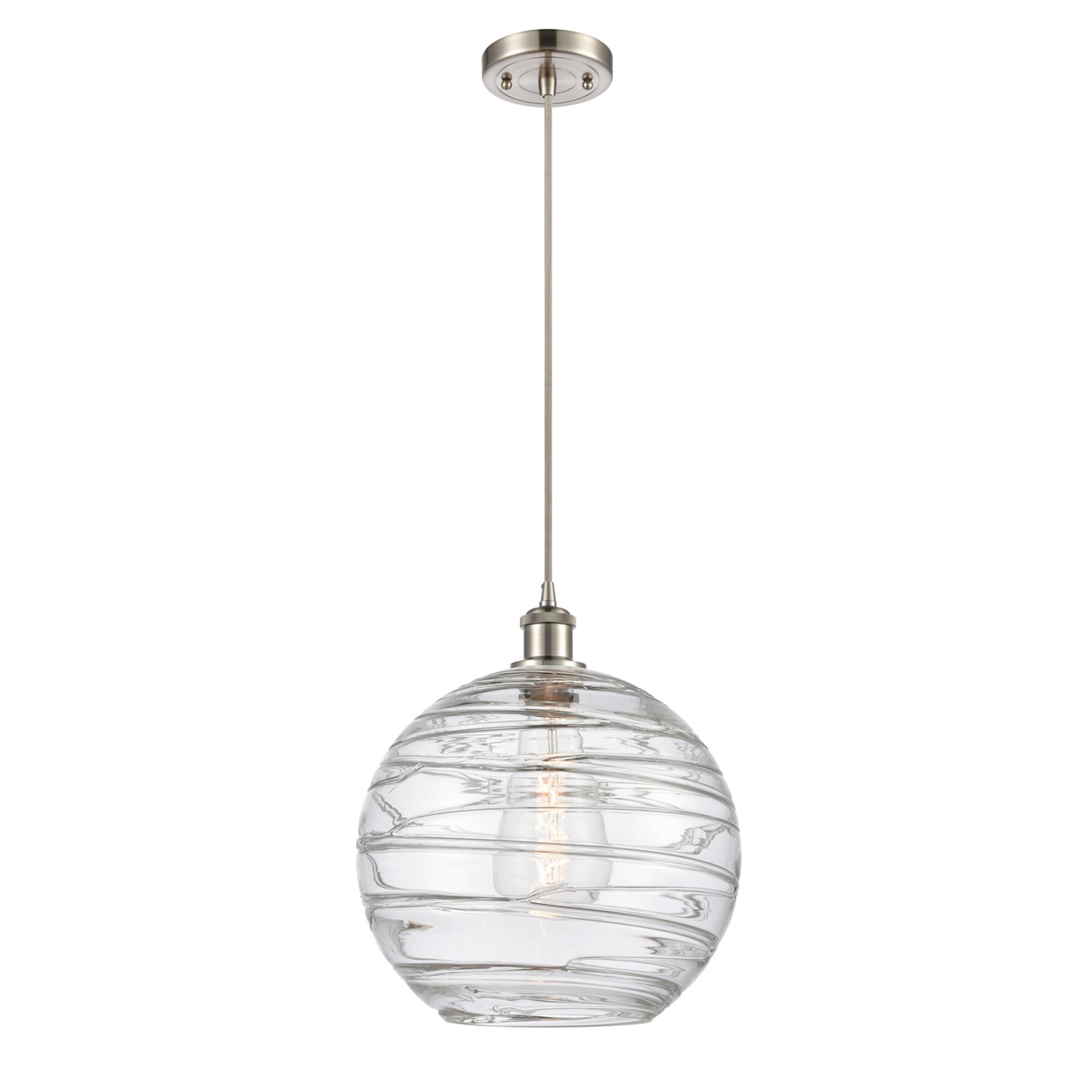Bruno Marashlian Athens Deco Swirl 12 Inch Mini Pendant by Innovations Lighting