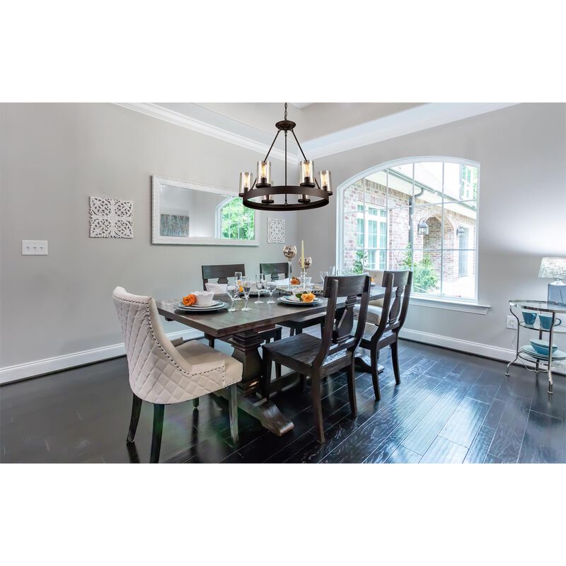 Menlo Park 26 Inch 6 Light Chandelier by Artcraft