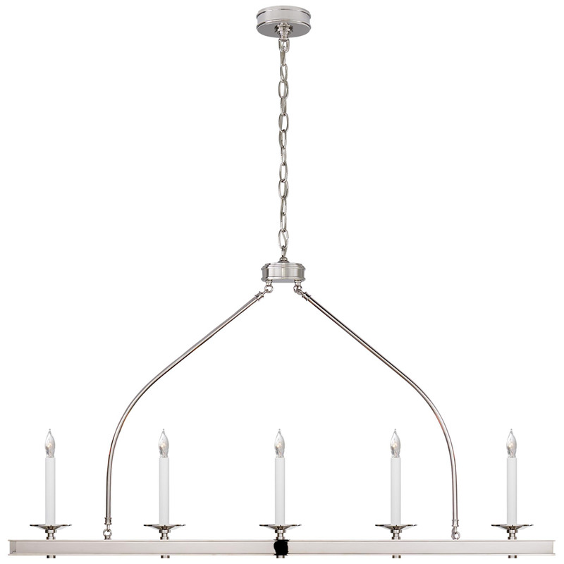 Chapman & Myers Launceton 52 Inch 5 Light Linear Suspension Light by Visual Comfort Signature Collection