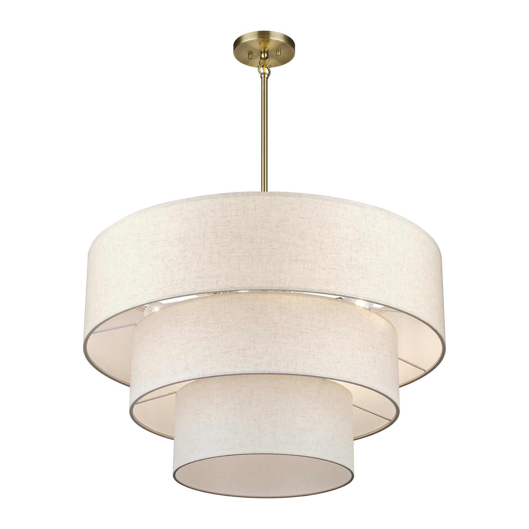 Manorwood 32 Inch Large Pendant by Livex Lighting