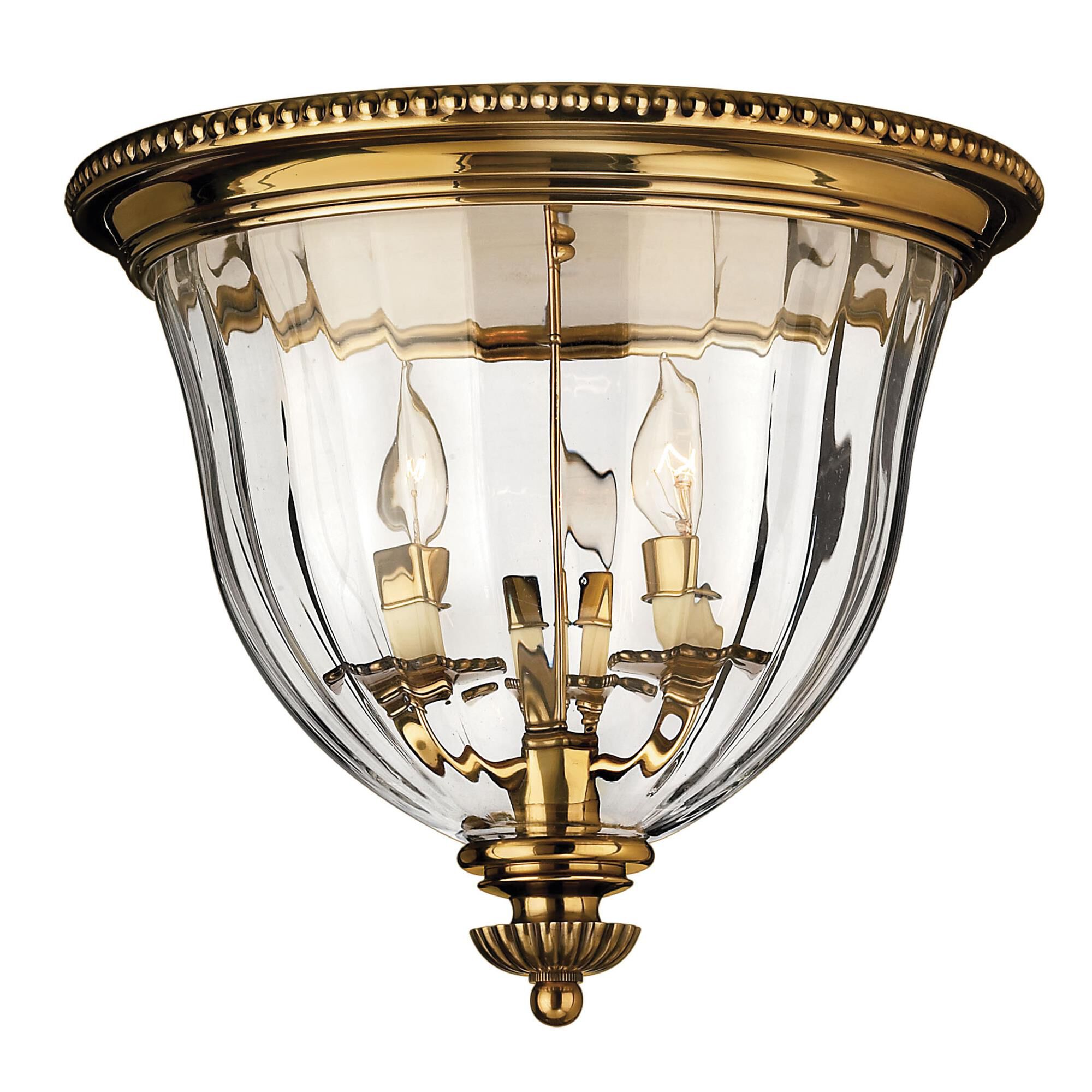 Cambridge 14 Inch 3 Light Flush Mount,