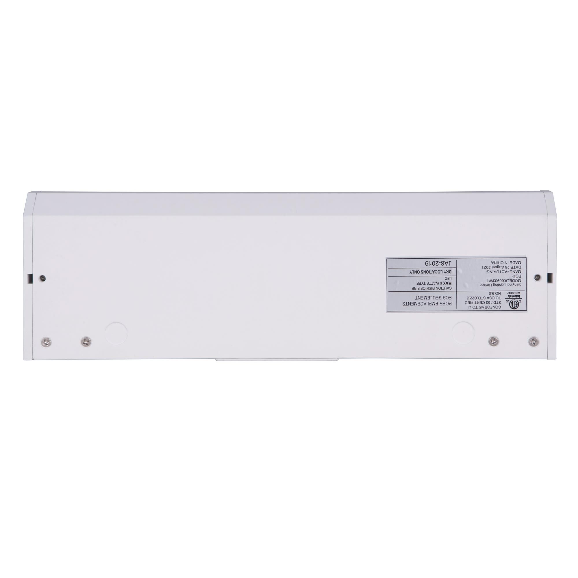 Shown in White finish