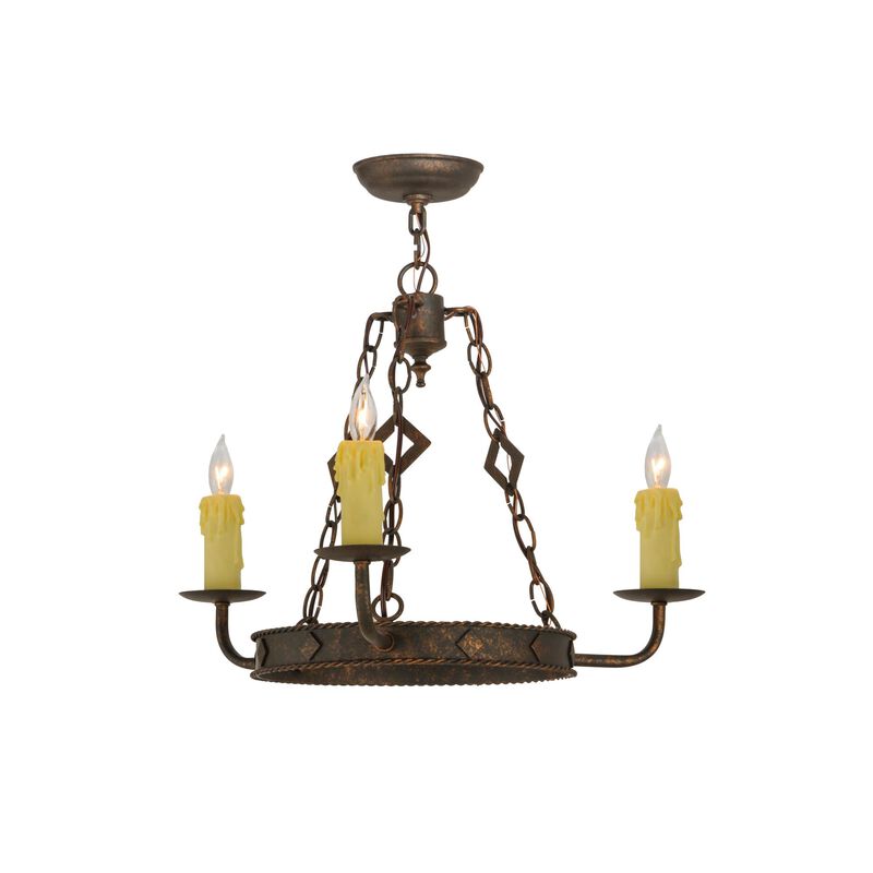 24 Inch 3 Light Chandelier by Meyda Lighting