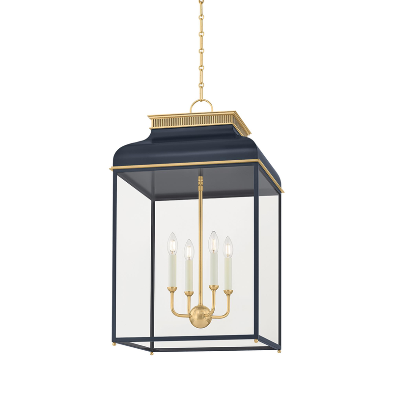 Mark D. Sikes Houghton Medium Lantern Pendant by Hudson Valley Lighting