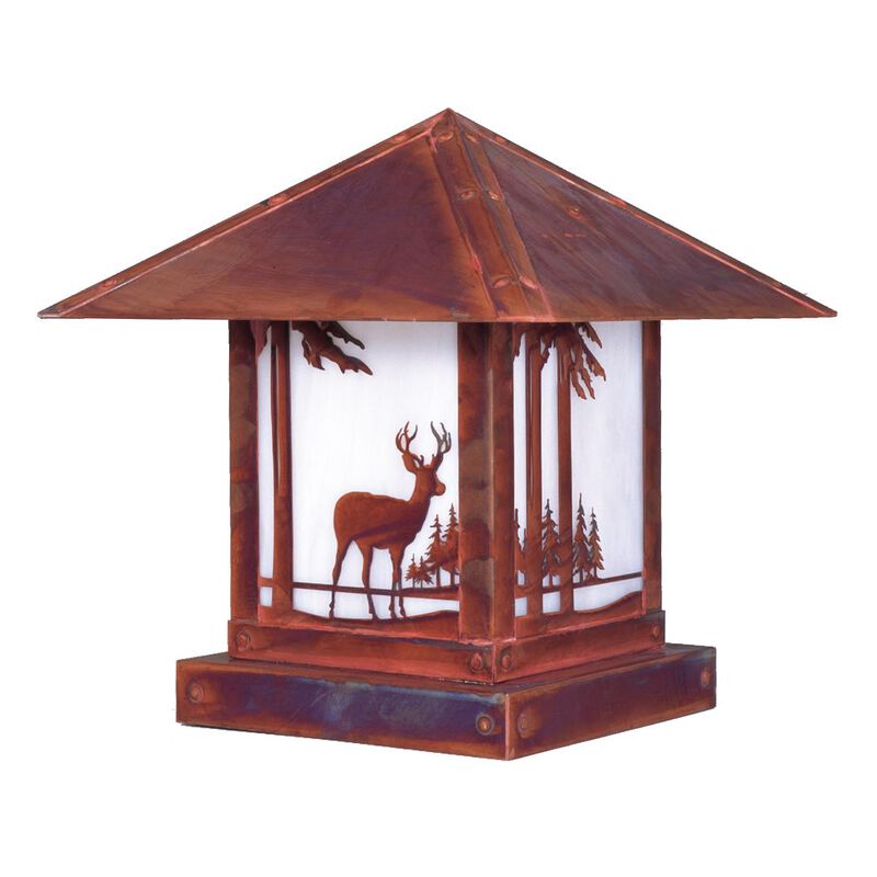 Timber Ridge 13 Inch Outdoor Pier Lamp by Arroyo Craftsman