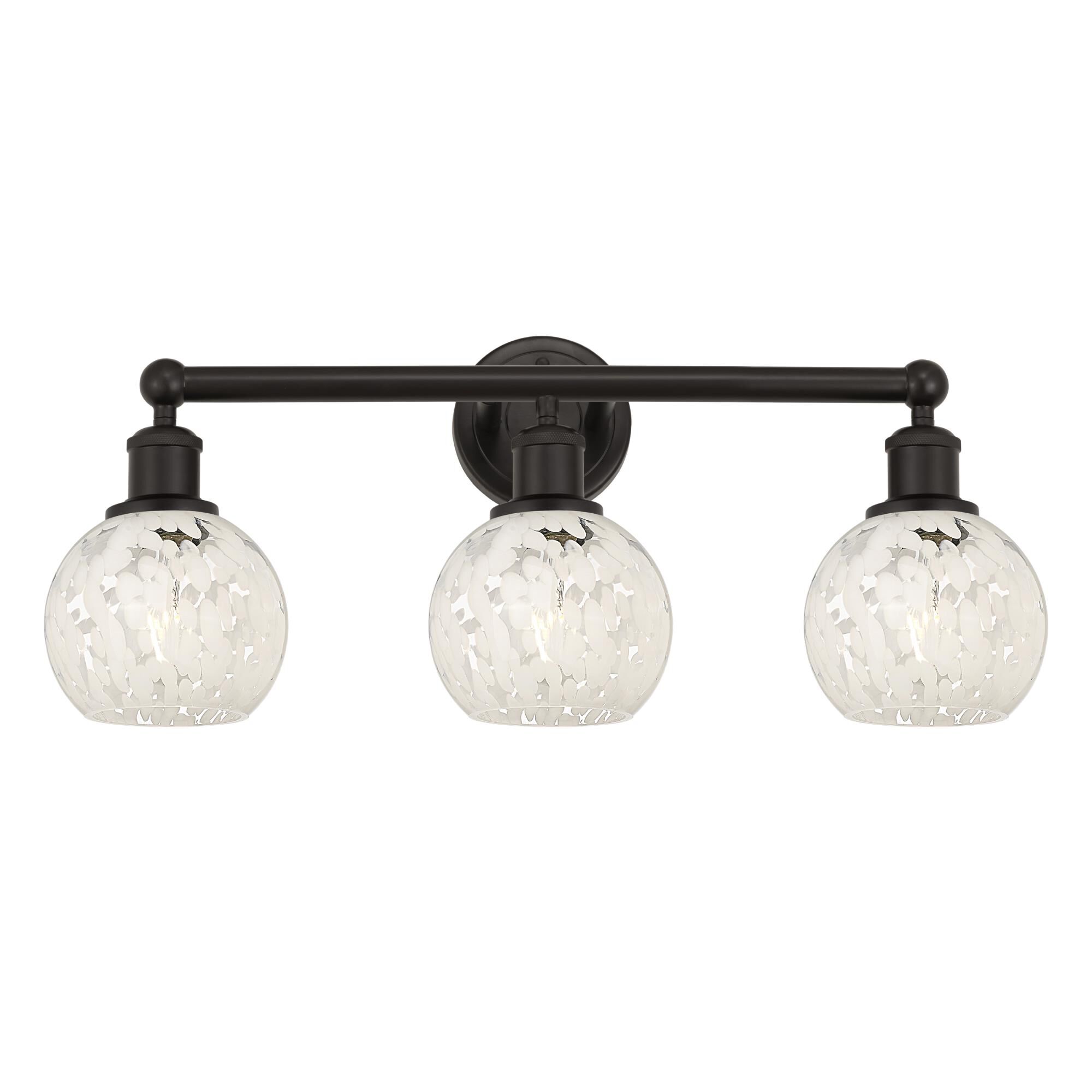 Bruno Marashlian White Mouchette 24 Inch Bath Vanity Light by Innovations Lighting