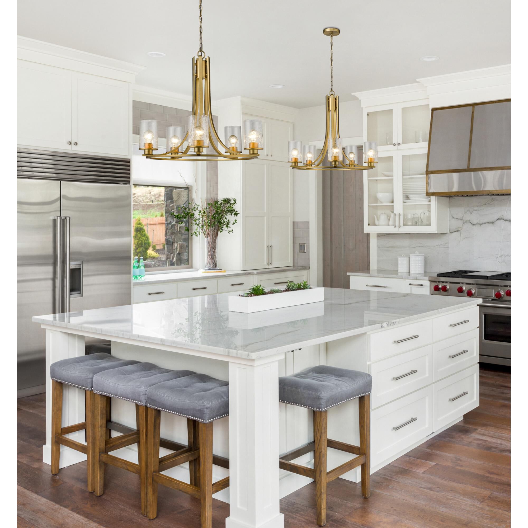 Beckett 27 Inch 5 Light Chandelier by Z-Lite