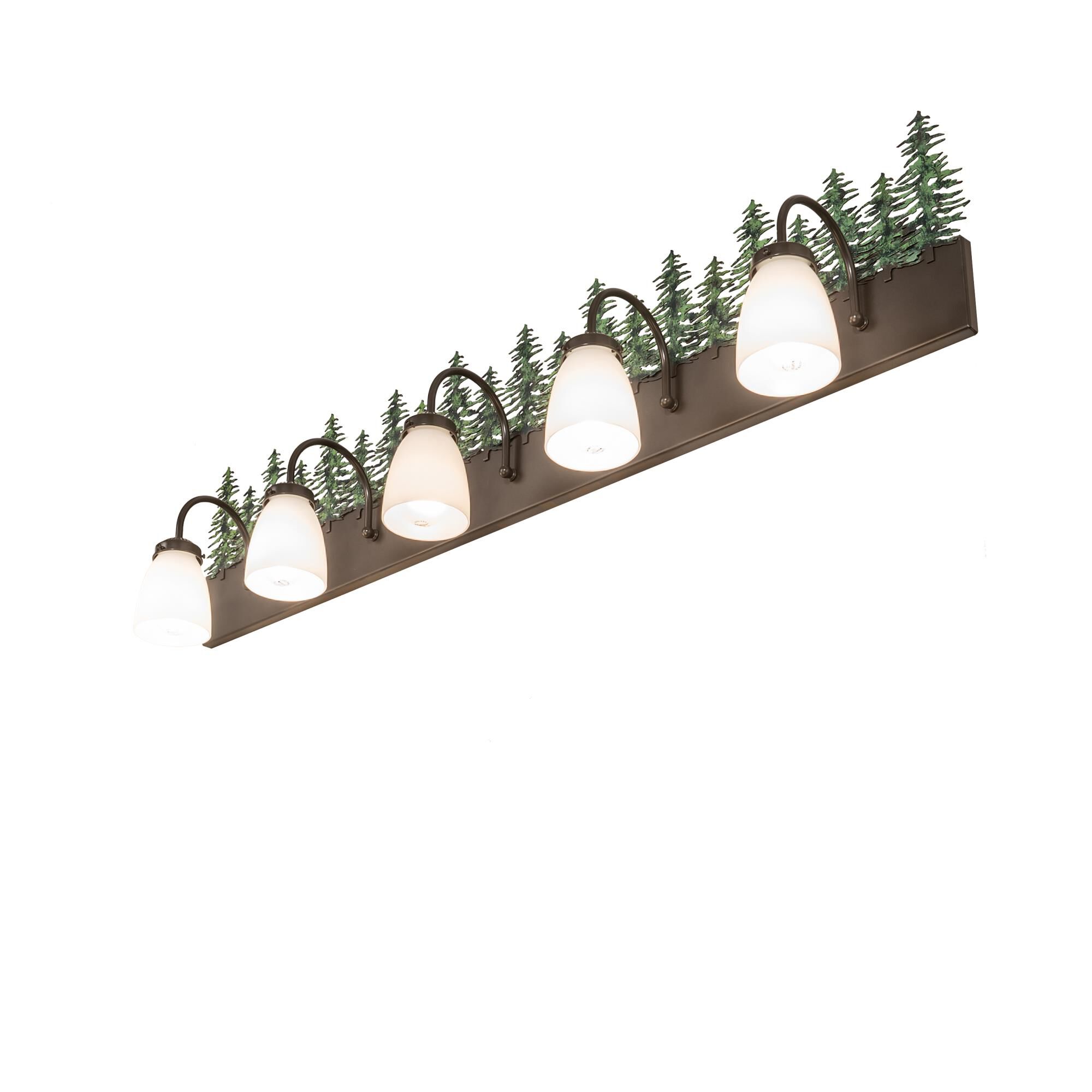 Tall Pines 48 Inch 5 Light Bath Vanity Light by Meyda Lighting