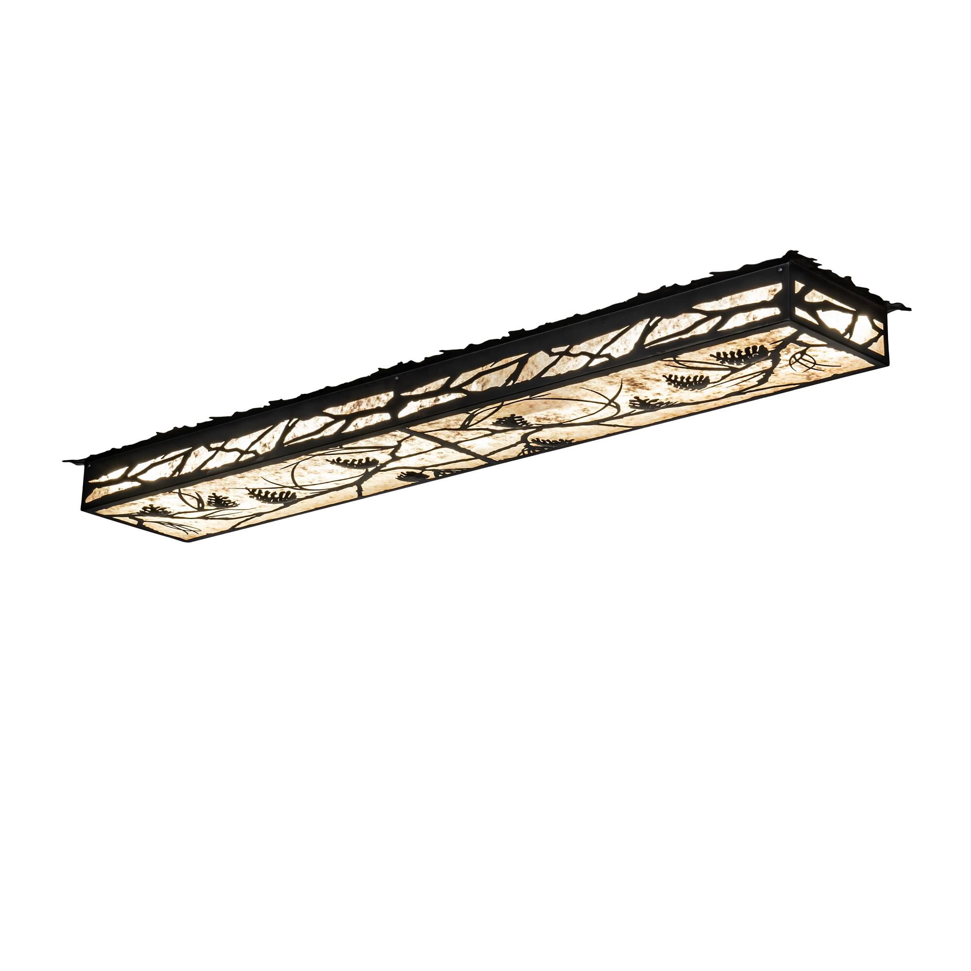 Whispering Pines 62 Inch 4 Light LED Flush Mount by Meyda Lighting