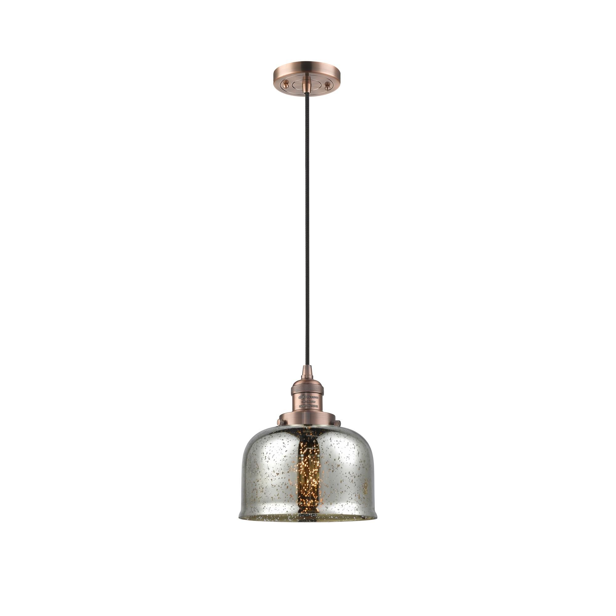 Bruno Marashlian Large Bell 8 Inch Mini Pendant by Innovations Lighting