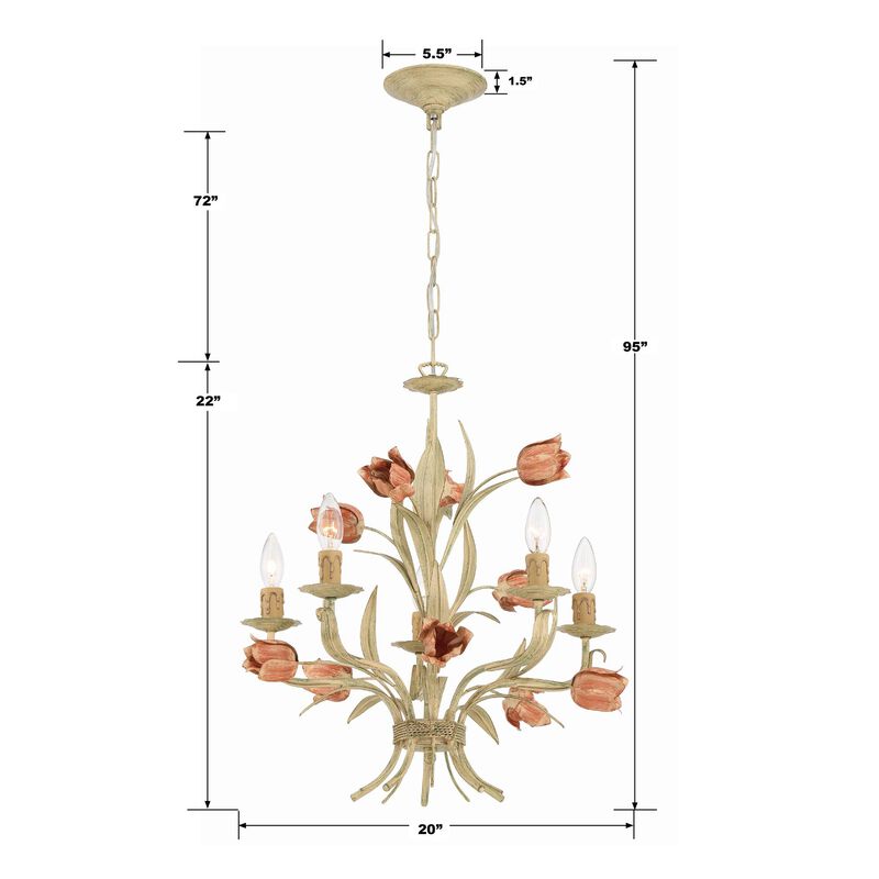 Southport 20 Inch Chandelier by Crystorama