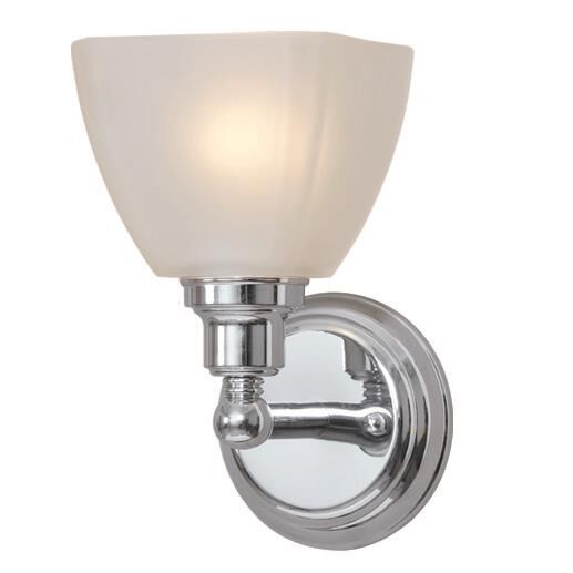 Shown in Chrome finish and Yes glass and Yes shade