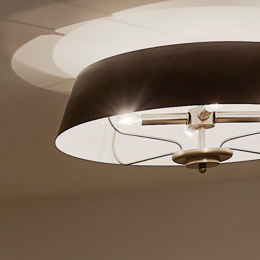 Shown in Black finish and Metal shade