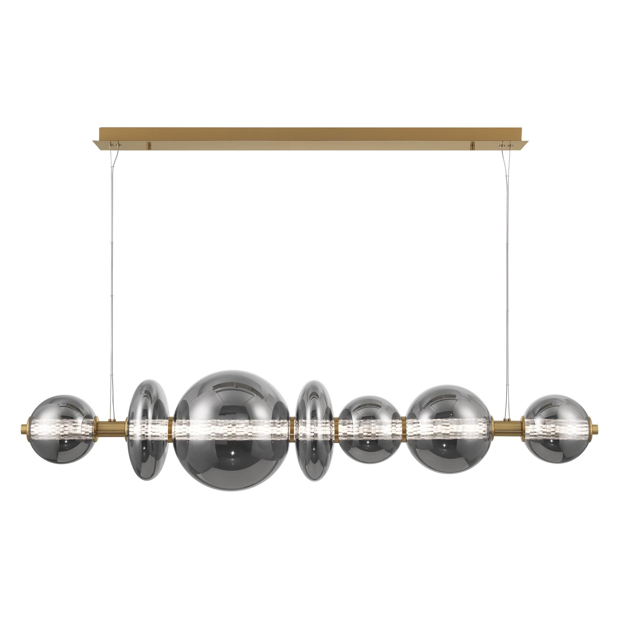 Atomo 56 Inch LED Linear Suspension Light | Capitol Lighting