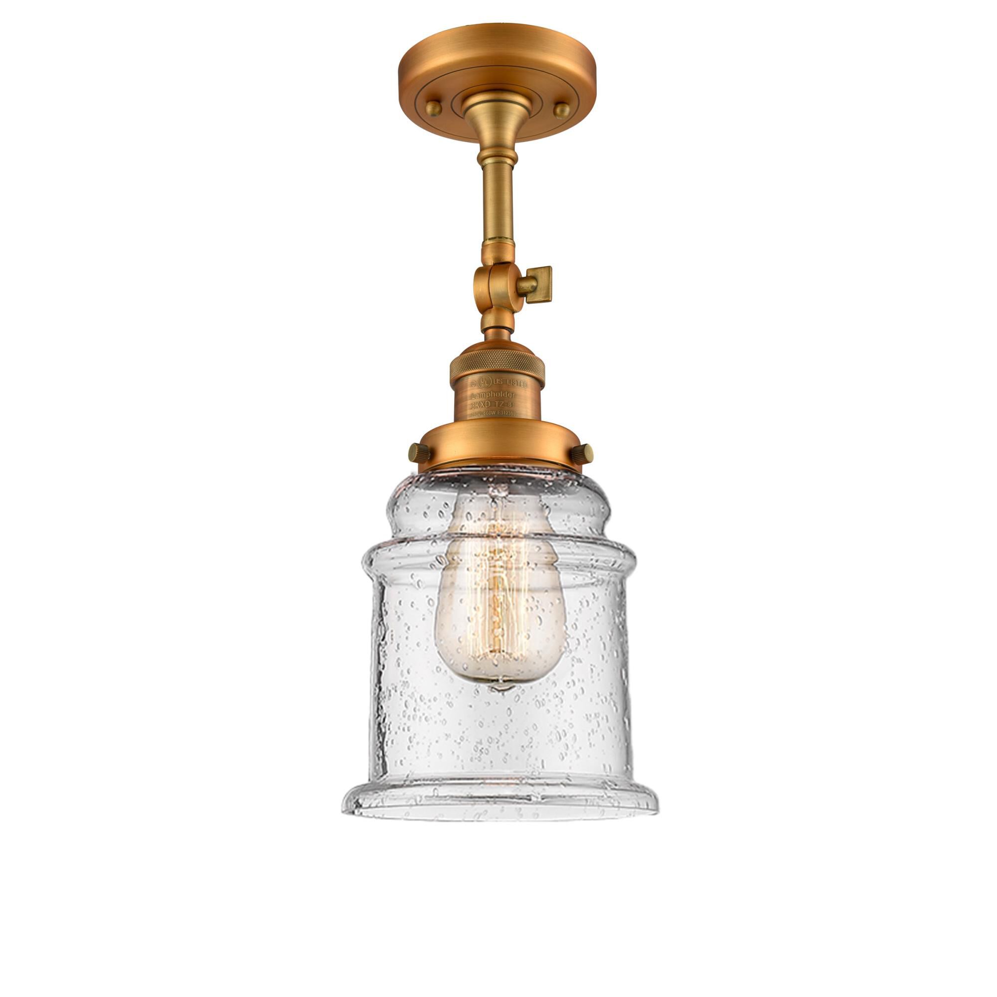 Bruno Marashlian Canton 6 Inch 1 Light Semi Flush Mount by Innovations Lighting