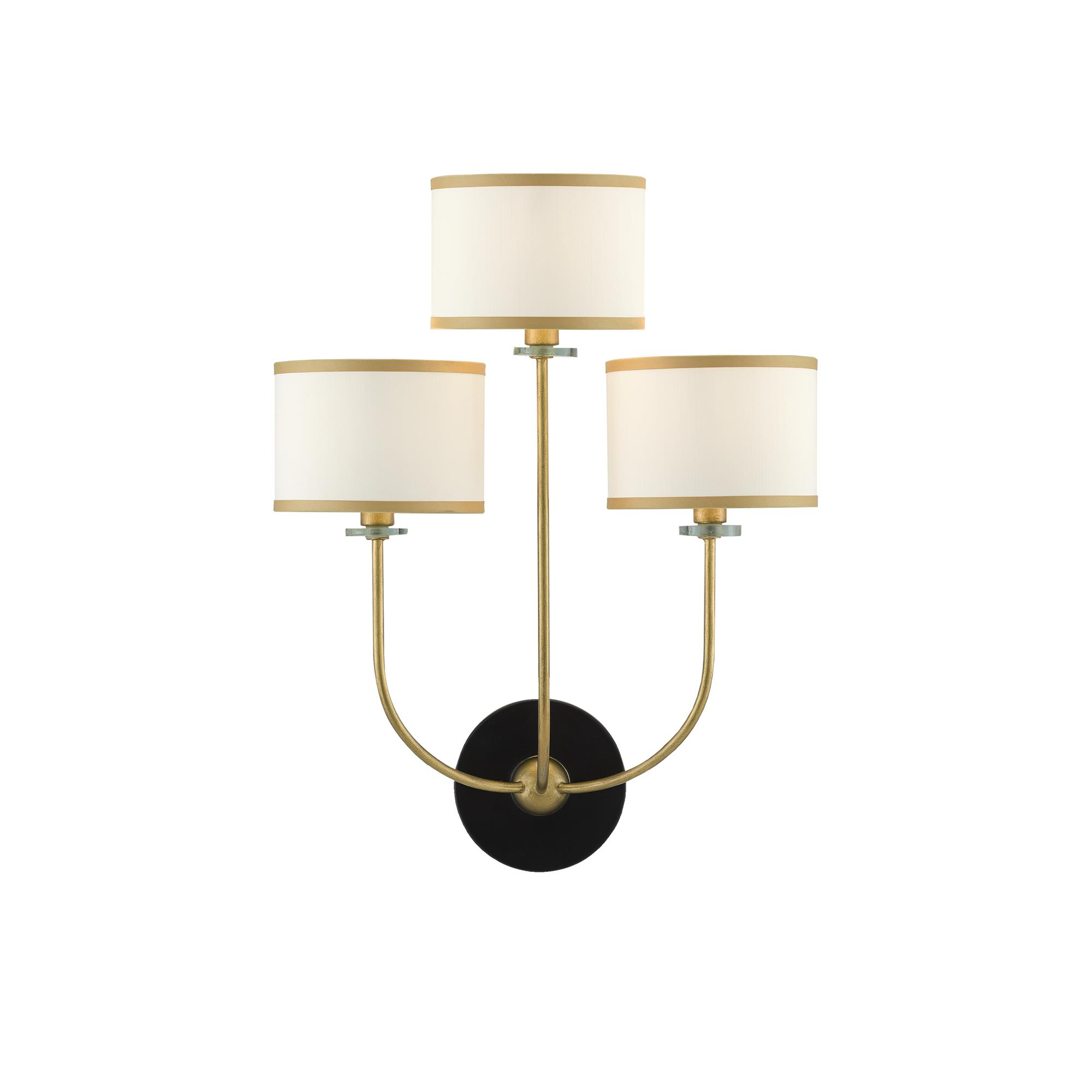 Croydon Large 3 Light Wall Sconce,