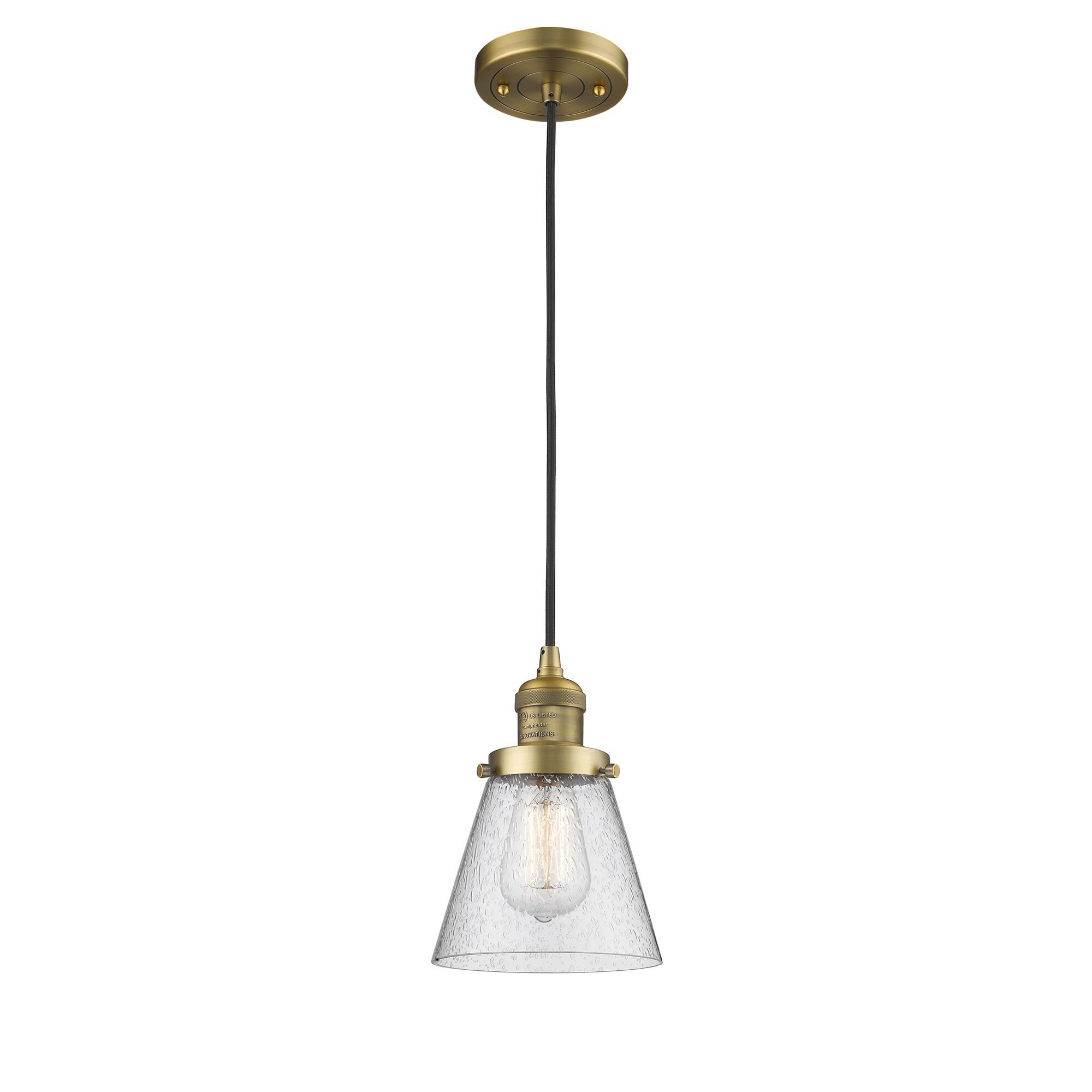 Bruno Marashlian Small Cone 6 Inch Mini Pendant by Innovations Lighting