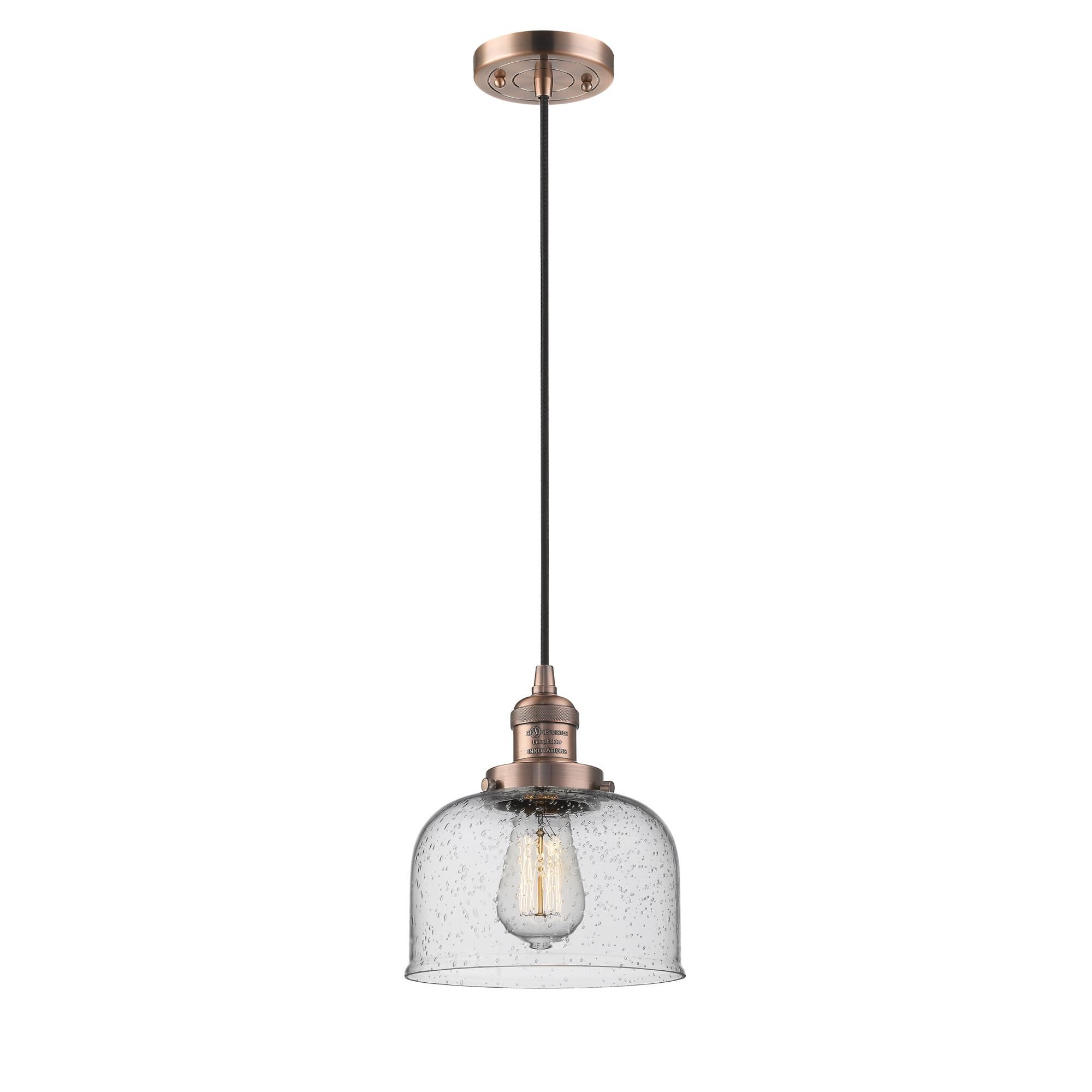 Bruno Marashlian Large Bell 8 Inch Mini Pendant by Innovations Lighting