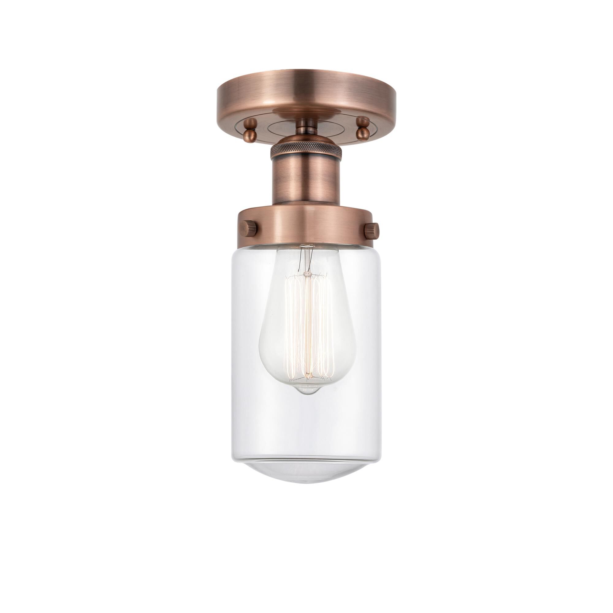 Bruno Marashlian Dover 6 Inch 1 Light Semi Flush Mount by Innovations Lighting