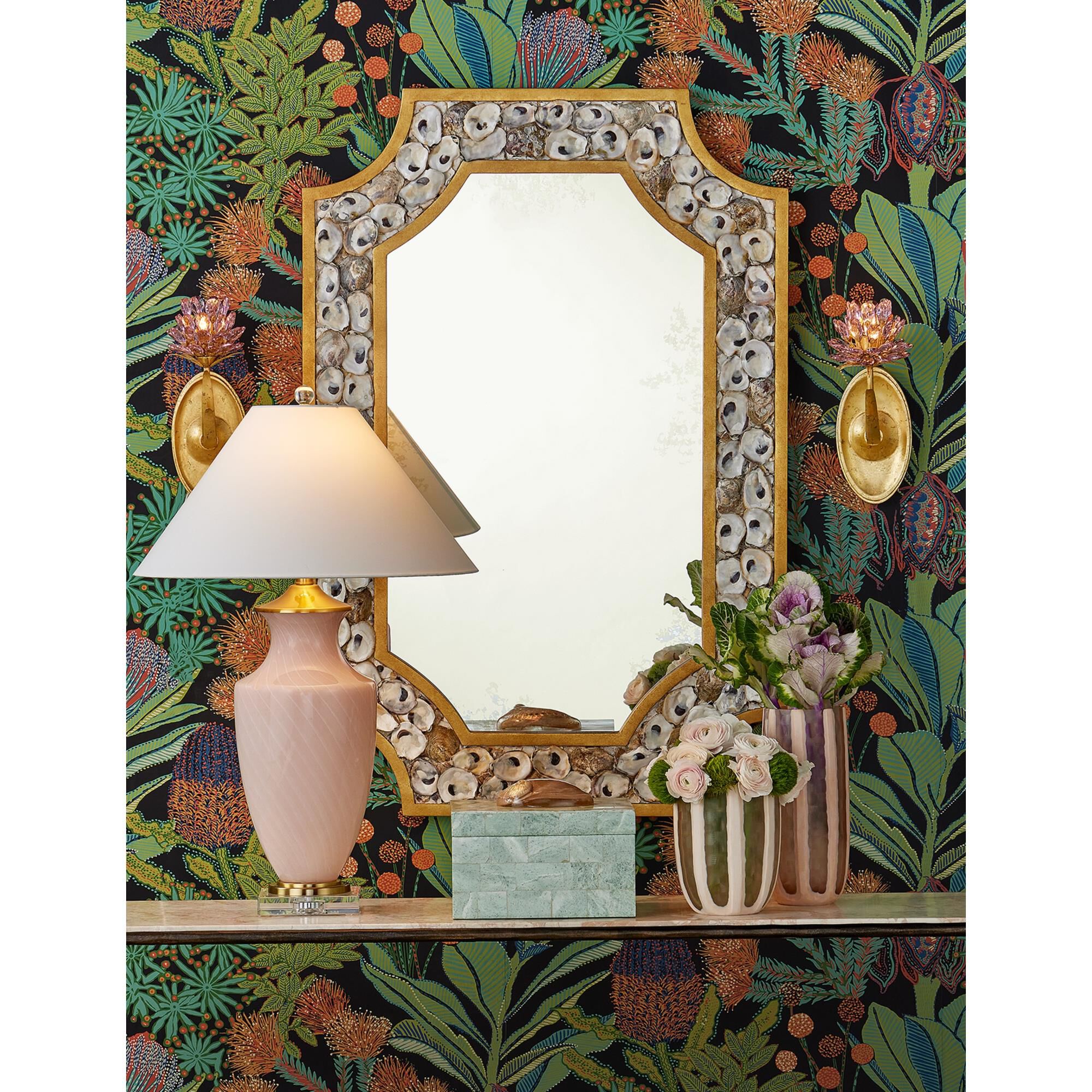 Shown in Blush and Clear finish