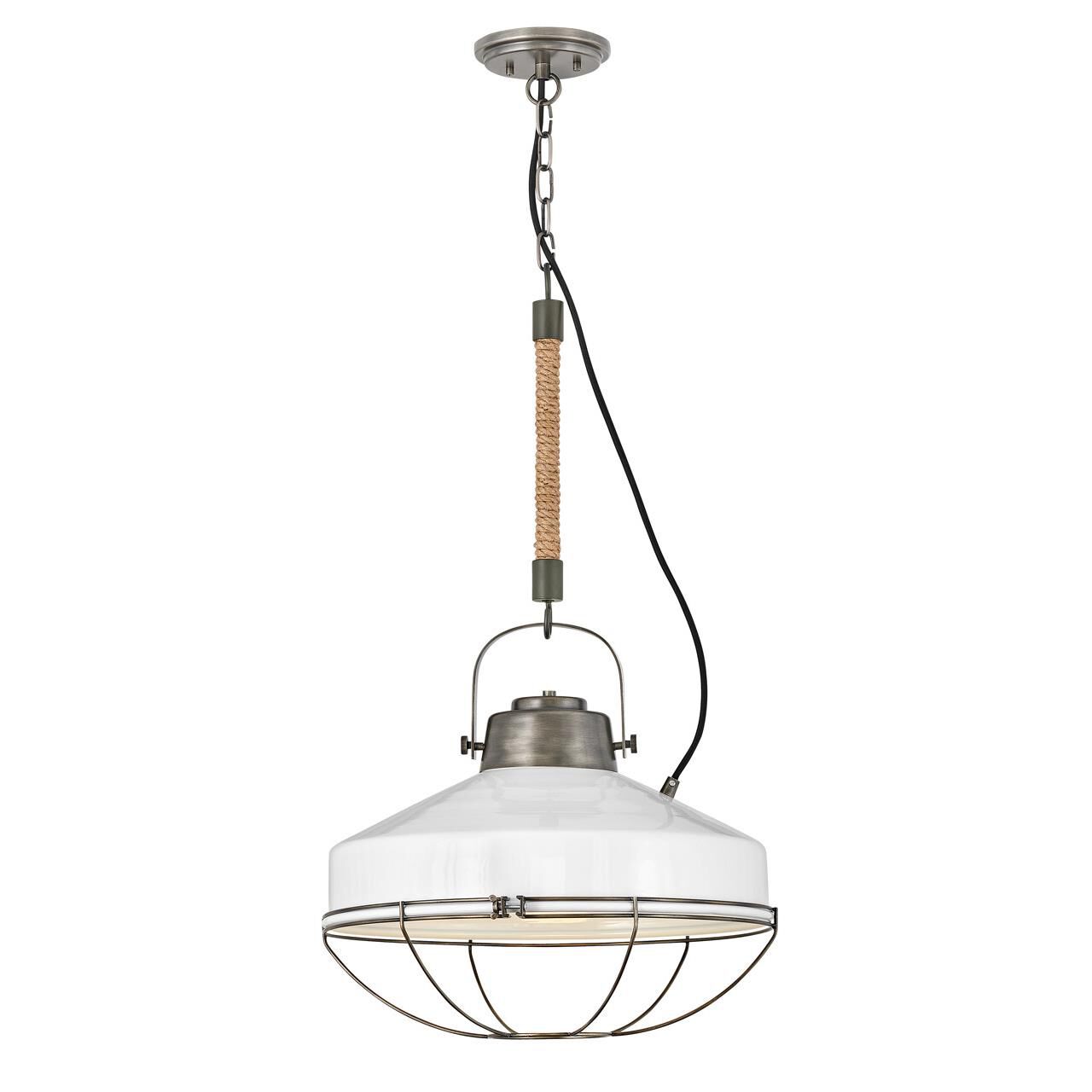 Shown in Burnished Bronze finish and Polished White accent