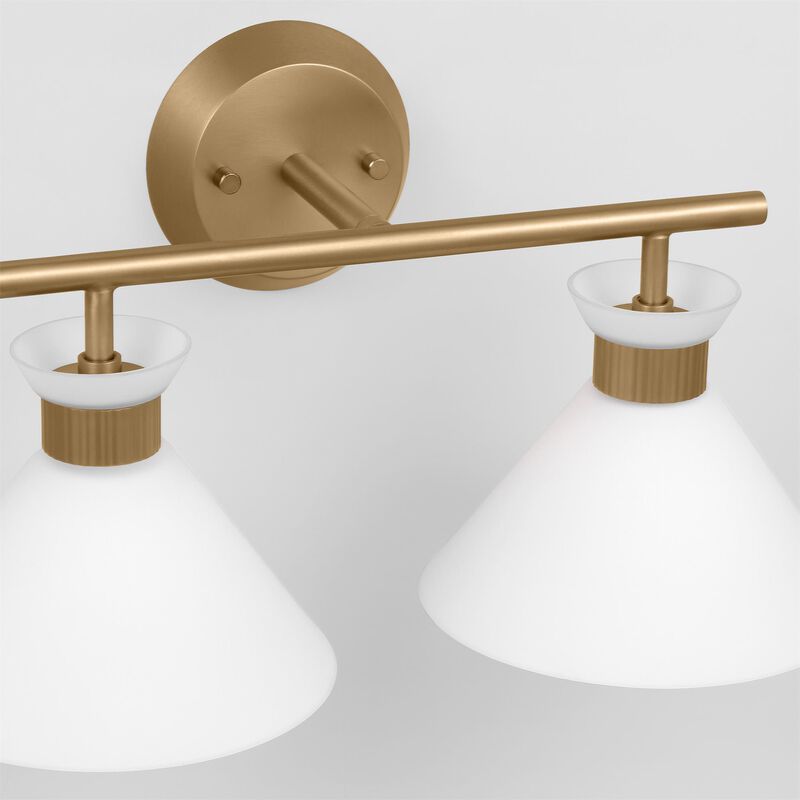 Drew & Jonathan Belcarra 17 Inch 2 Light Bath Vanity Light by Visual Comfort Studio