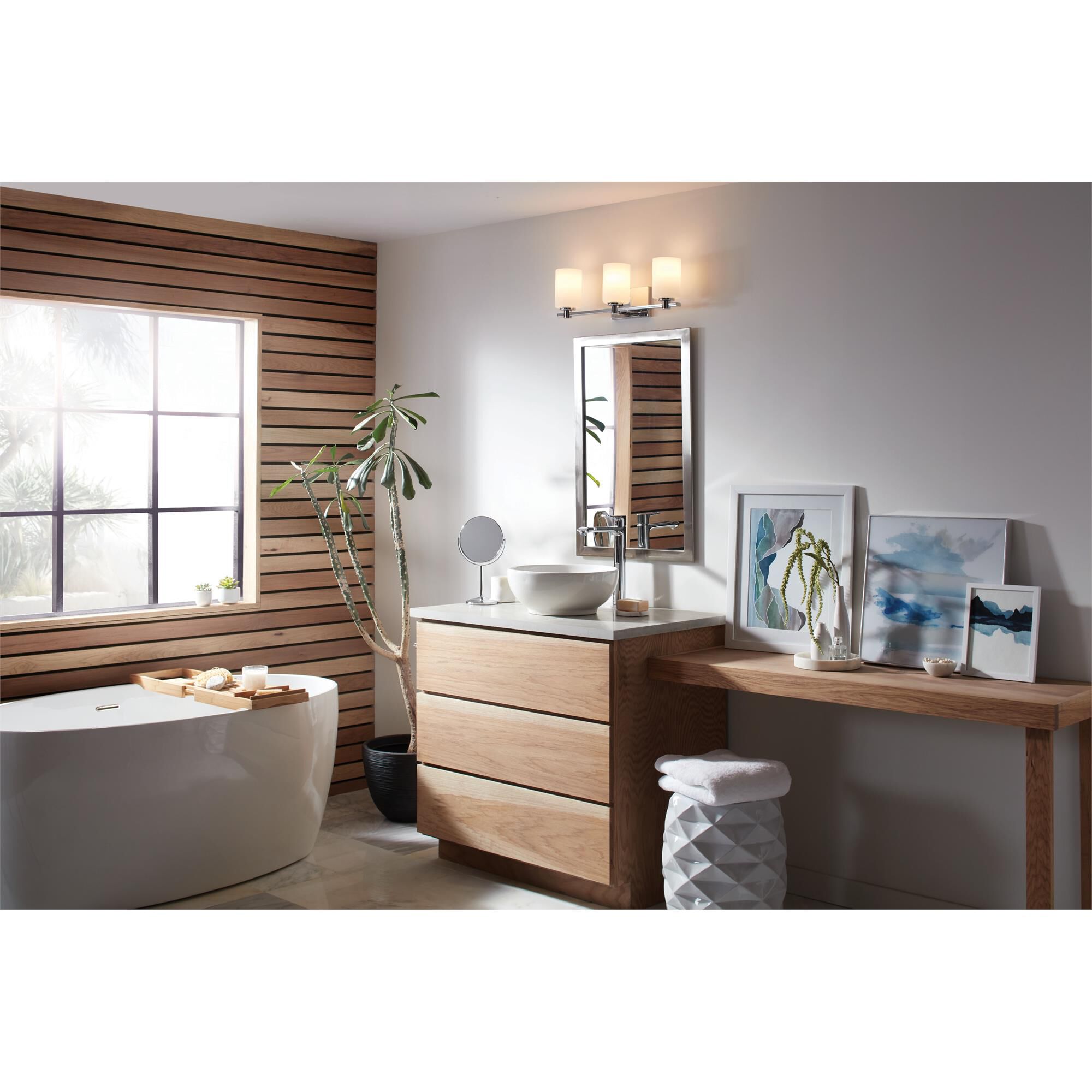 Karlie 22 Inch 3 Light Bath Vanity Light,