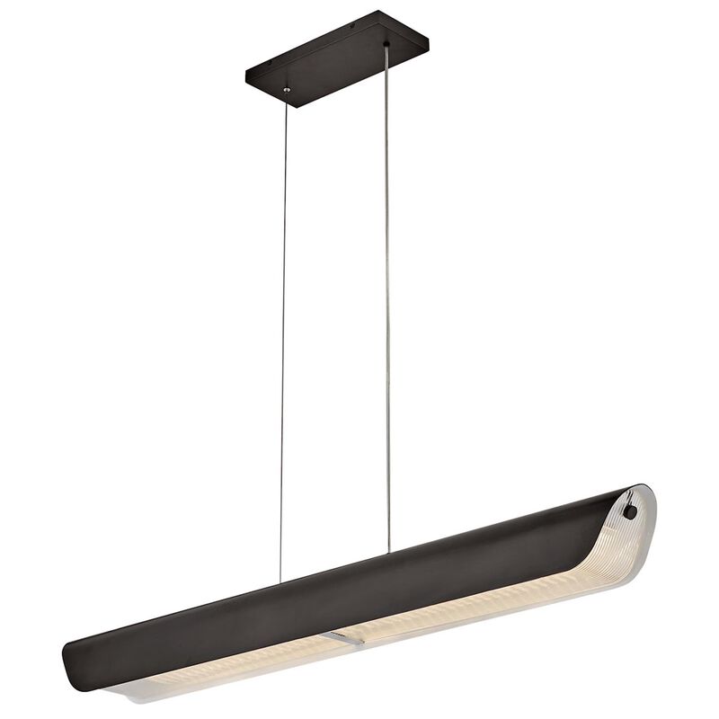 Arco 46 Inch Linear Suspension Light by Fredrick Ramond
