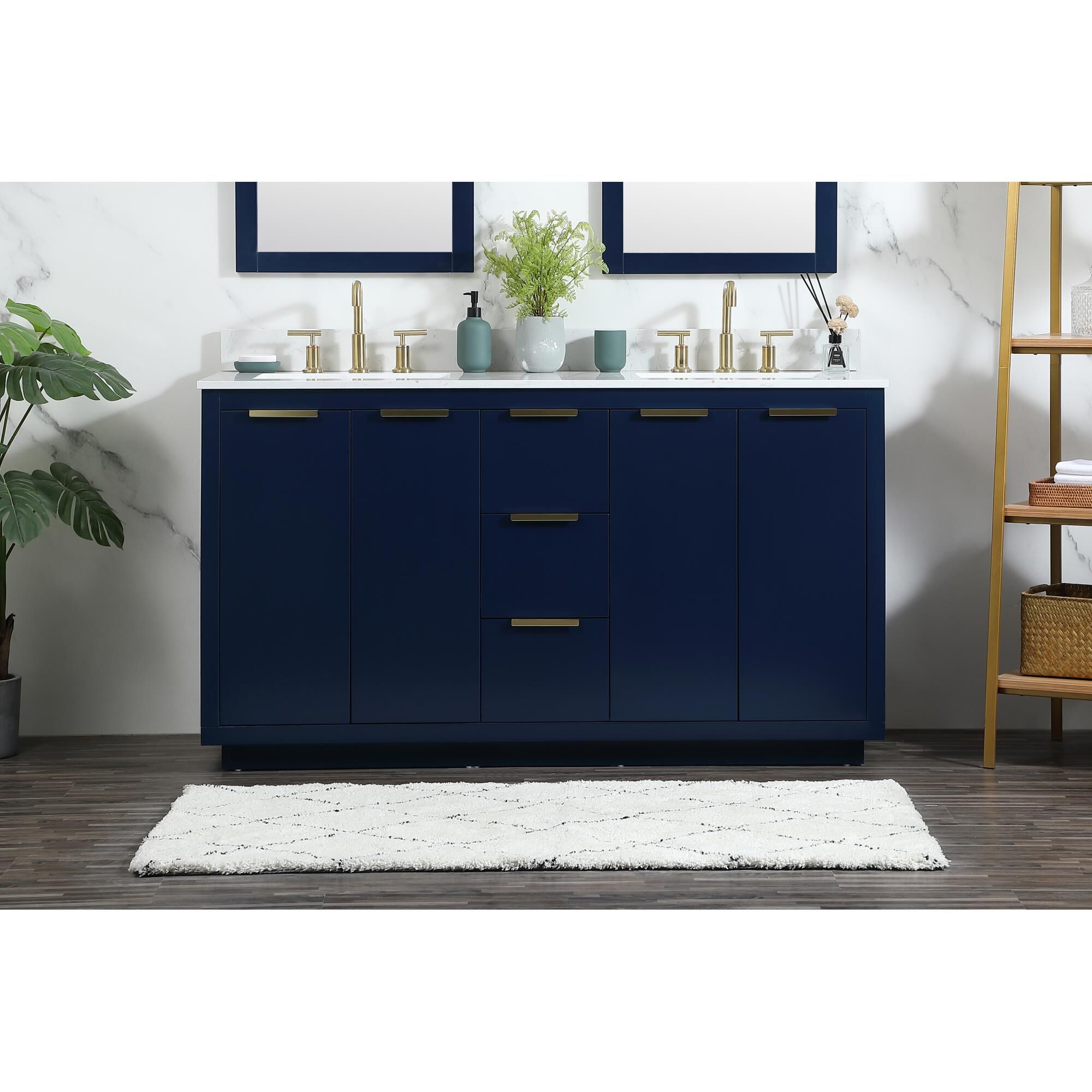 Shown in Blue finish