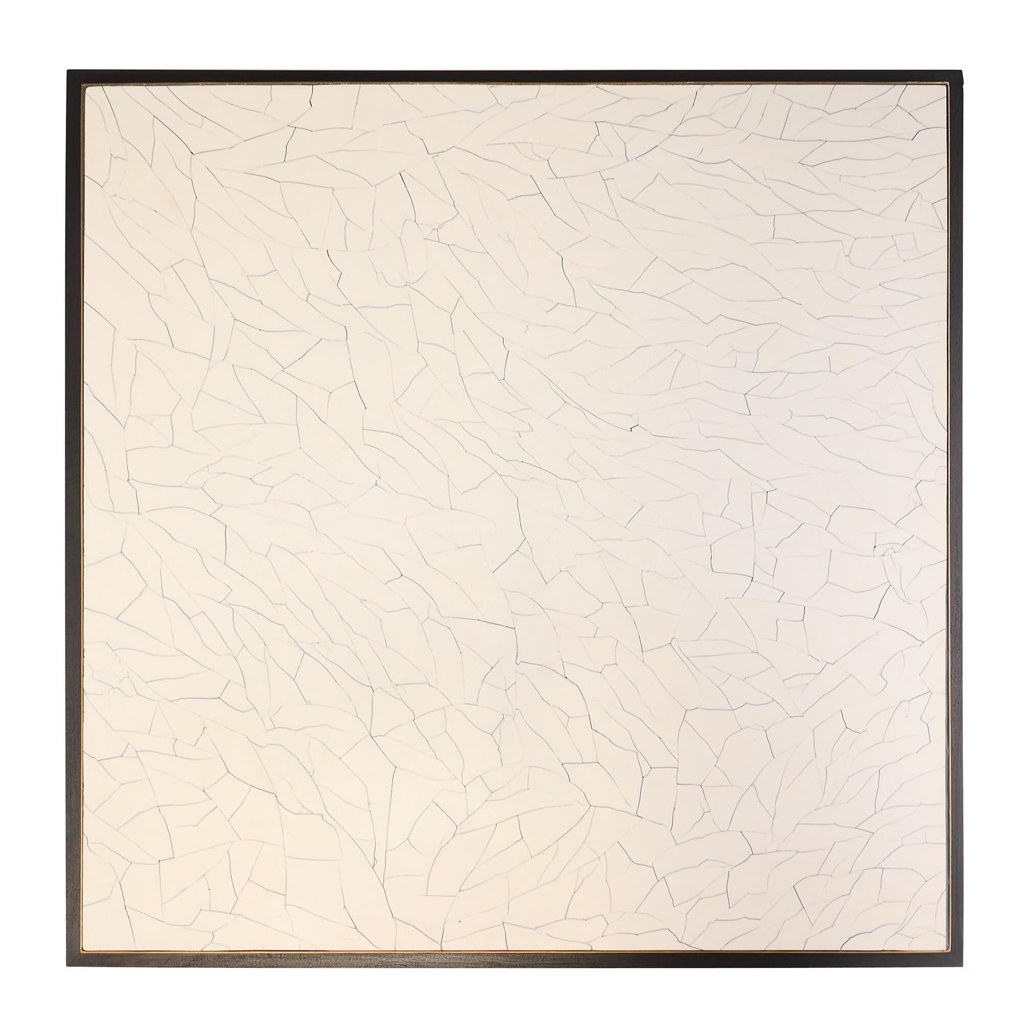 Shown in Crackled Ivory finish and Antique Brass accent