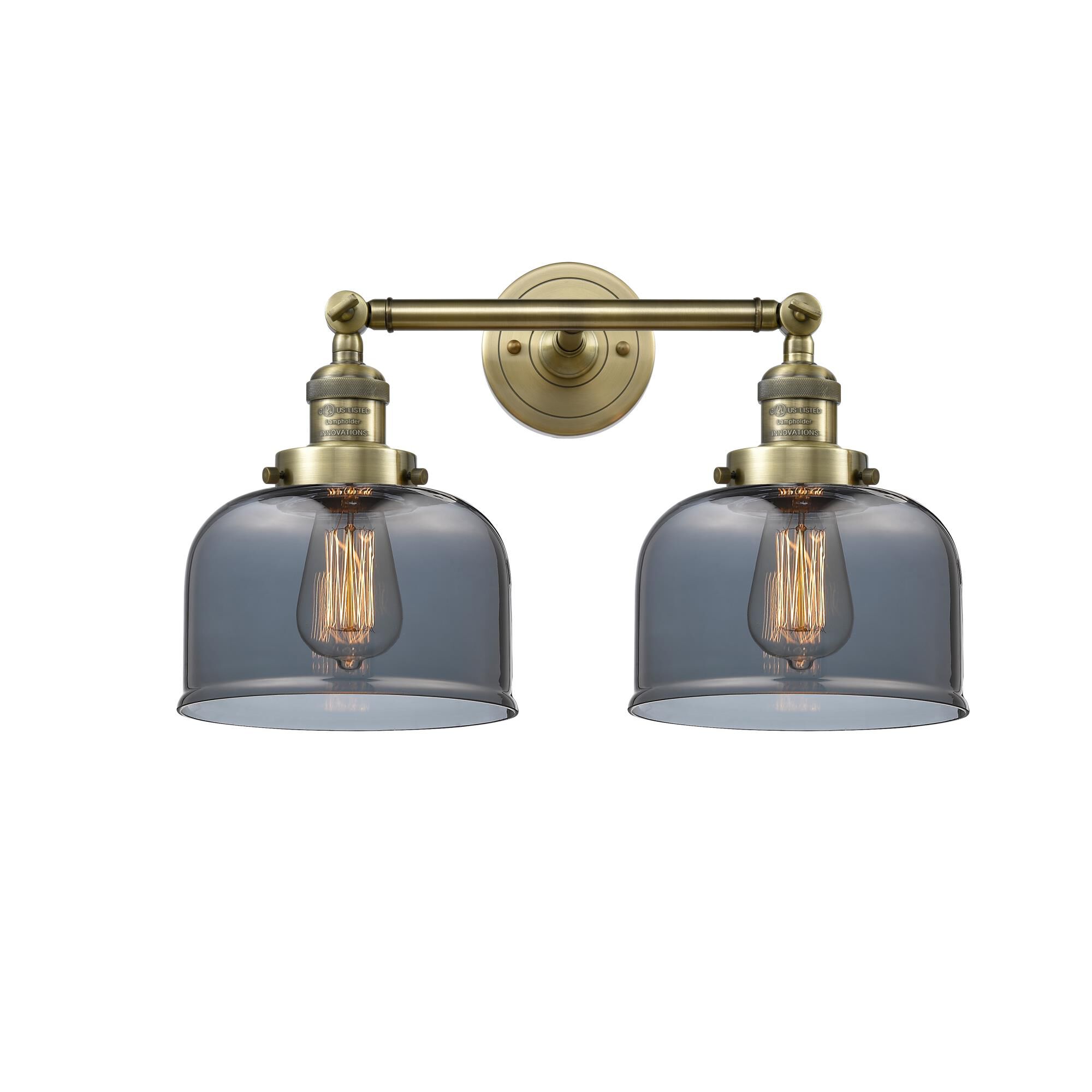 Bruno Marashlian Large Bell 18 Inch 2 Light Bath Vanity Light by Innovations Lighting