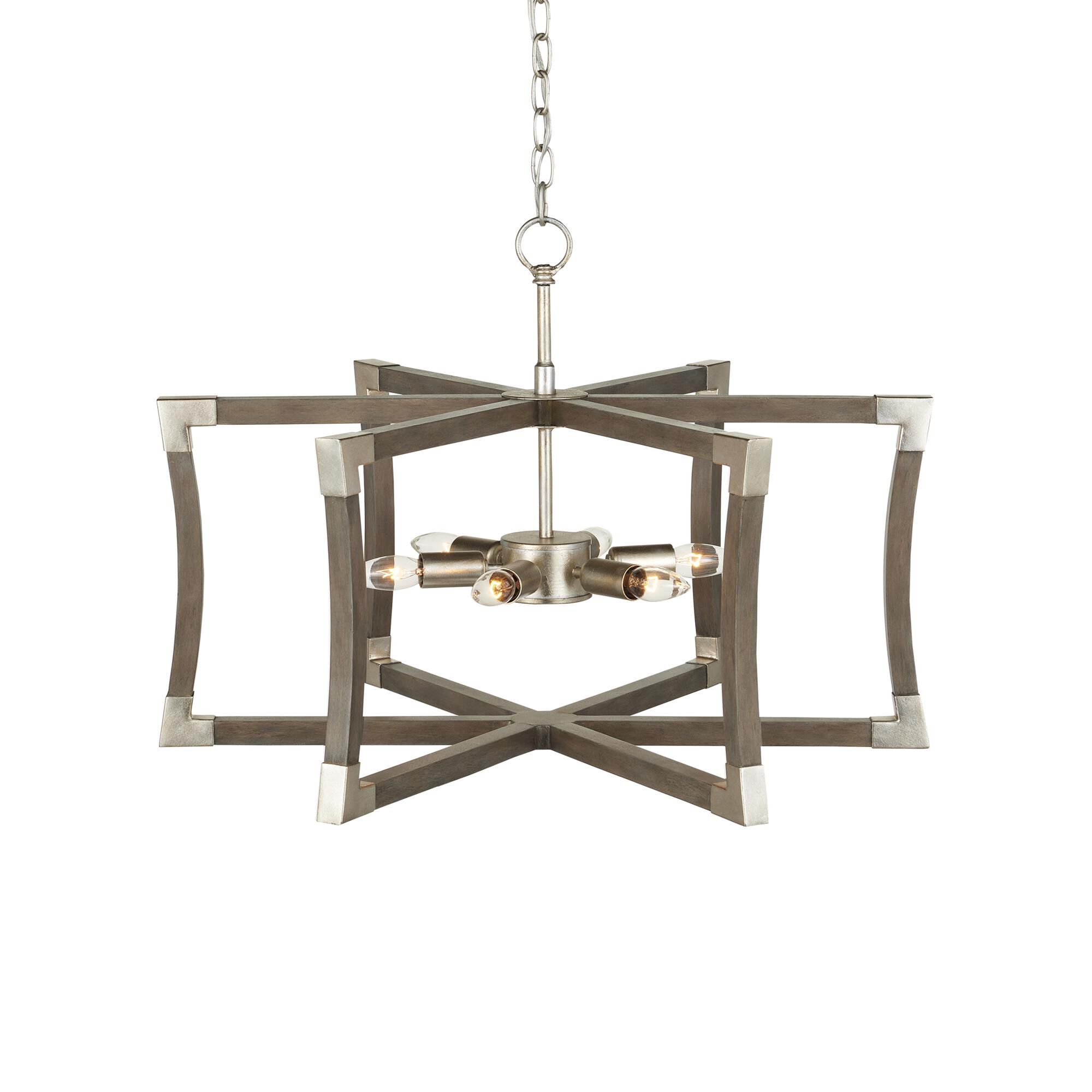 Shown in Chateau Gray, Contemporary Silver Leaf finish
