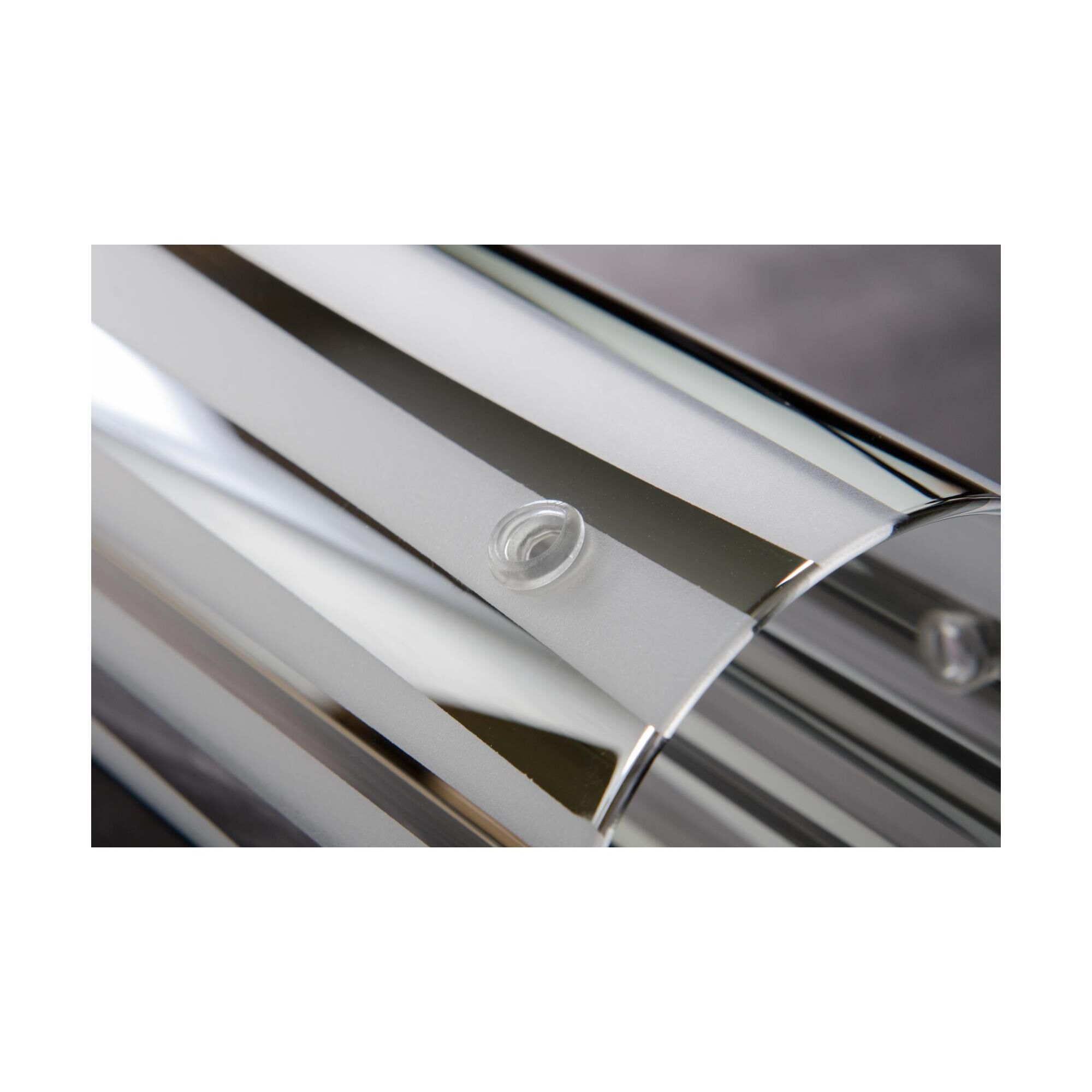 Shown in Chrome finish and Two-Layer Smoky Chrome glass