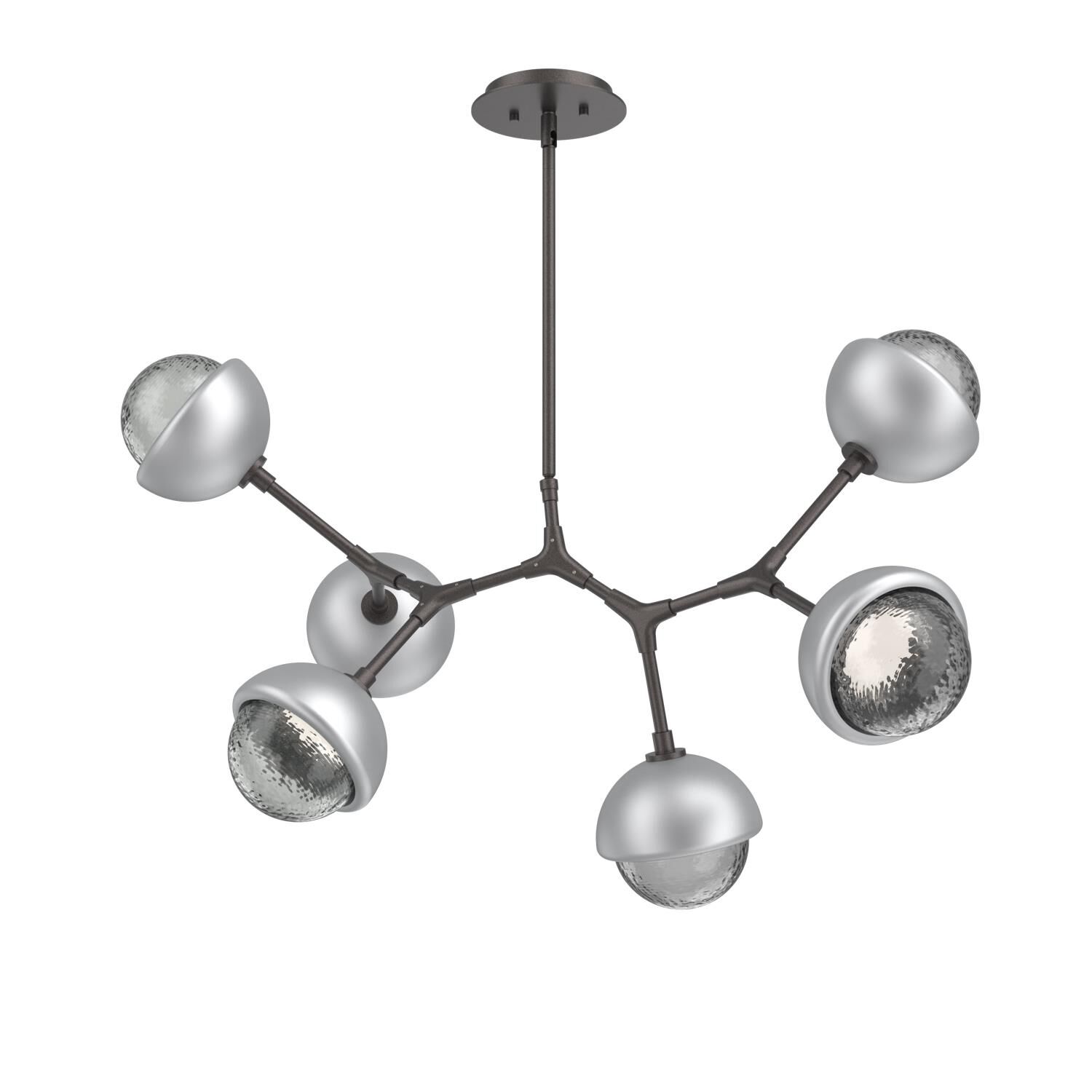 Levi Wilson Cabochon 31 Inch Linear Suspension Light by Hammerton Studio