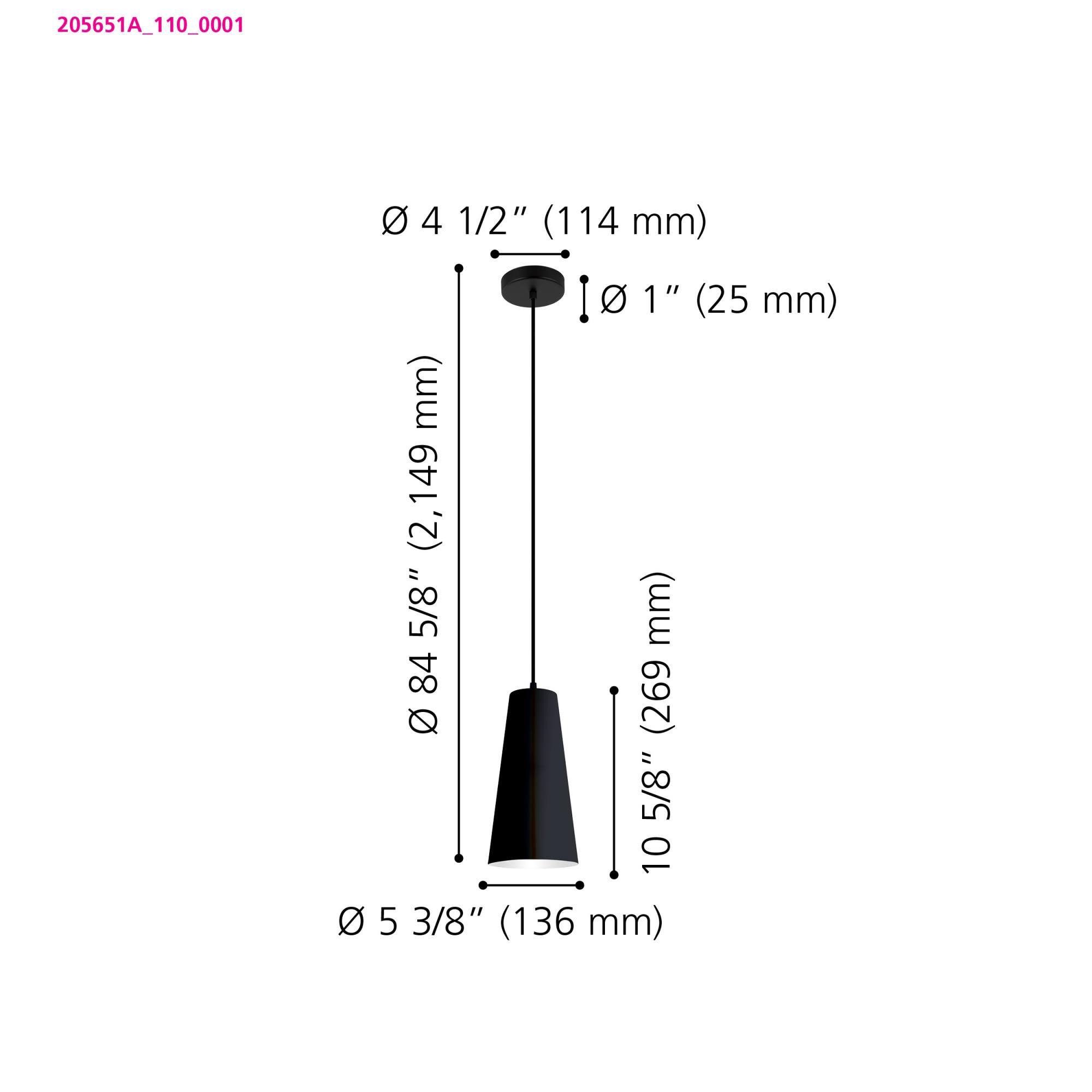 Eglo Lighting Pratella 5 Inch Mini Pendant