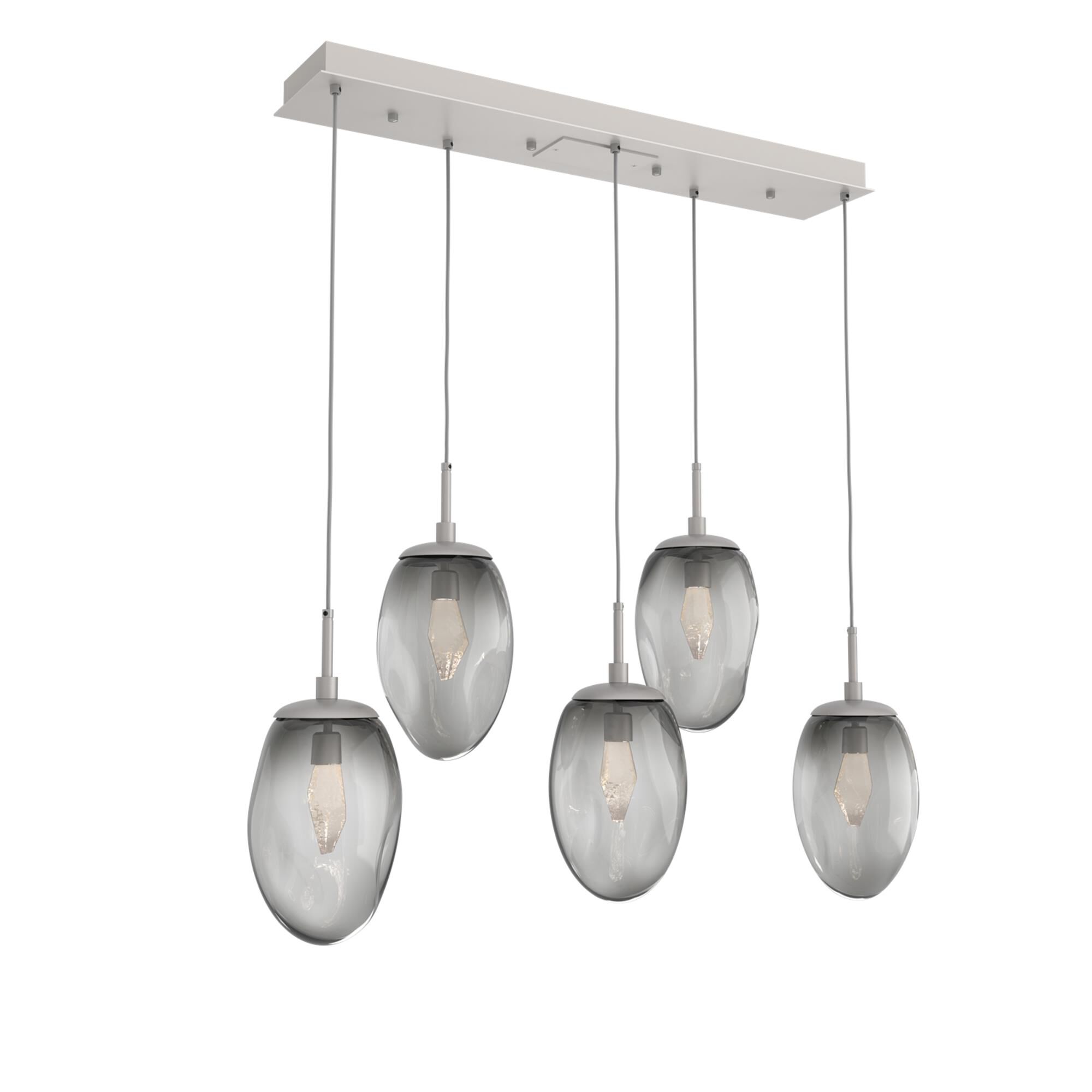 Shown in Metallic Beige Silver finish and Geo Inner Smoke Outer glass